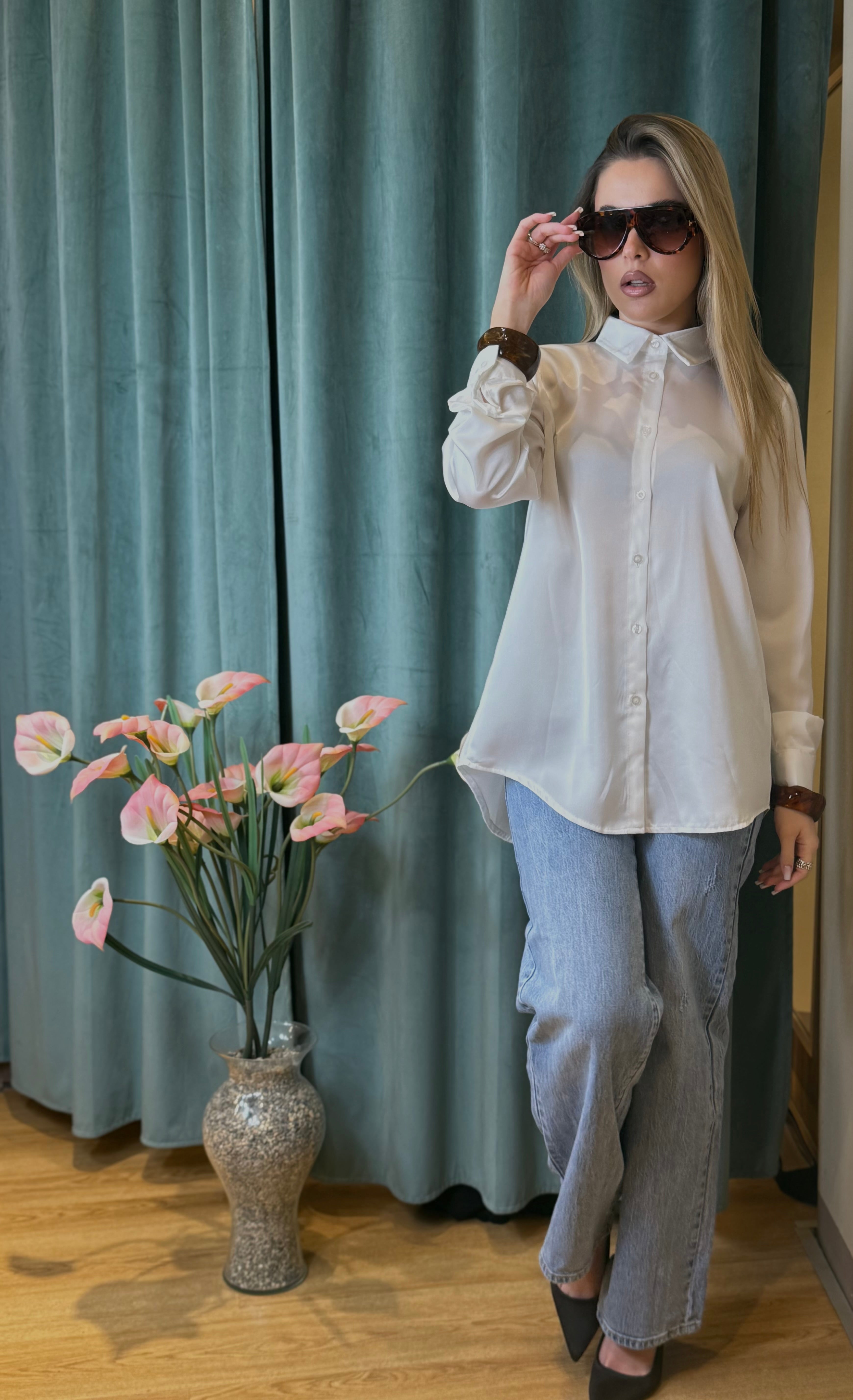 Camicia Marilyn Bianco