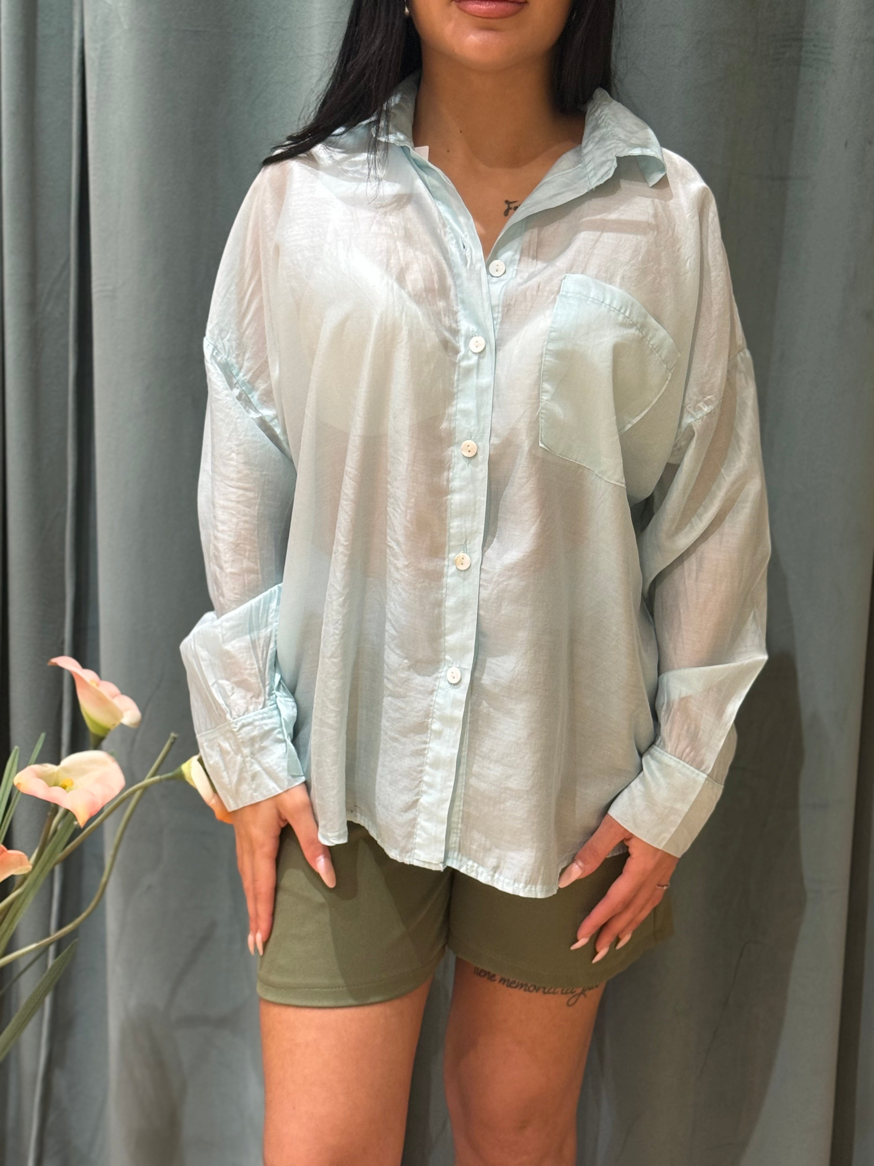 Camicia Mariel Acqua Marina