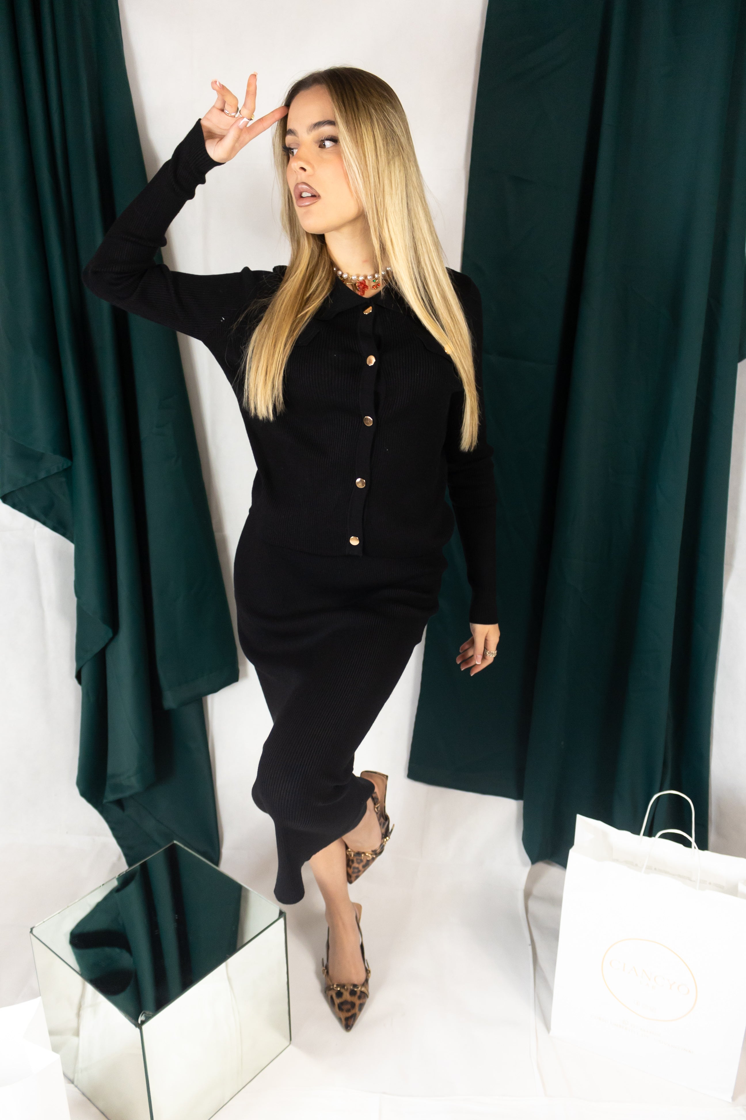 Coordinato Parisienne Nero