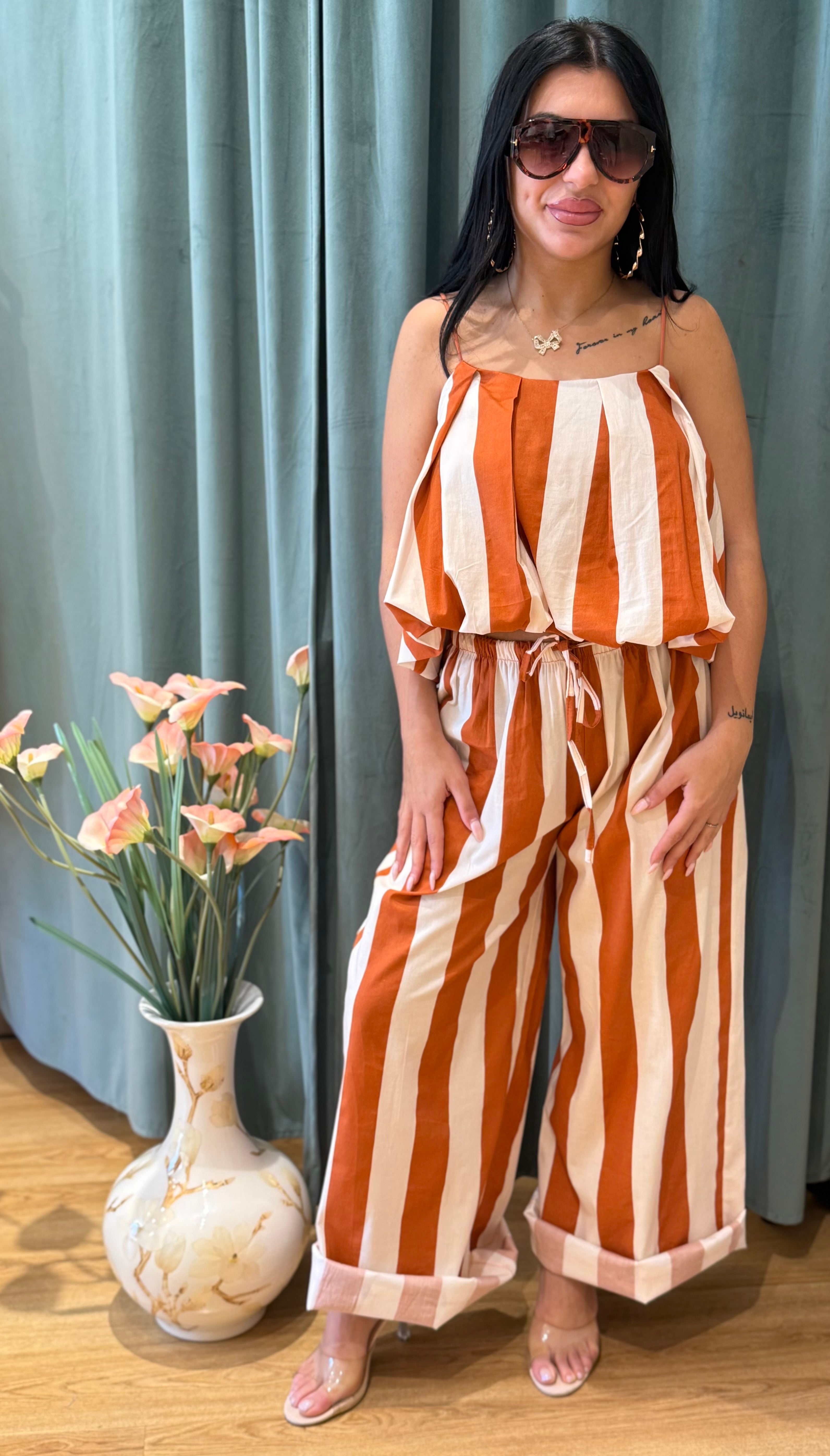 Top Sandra Arancione