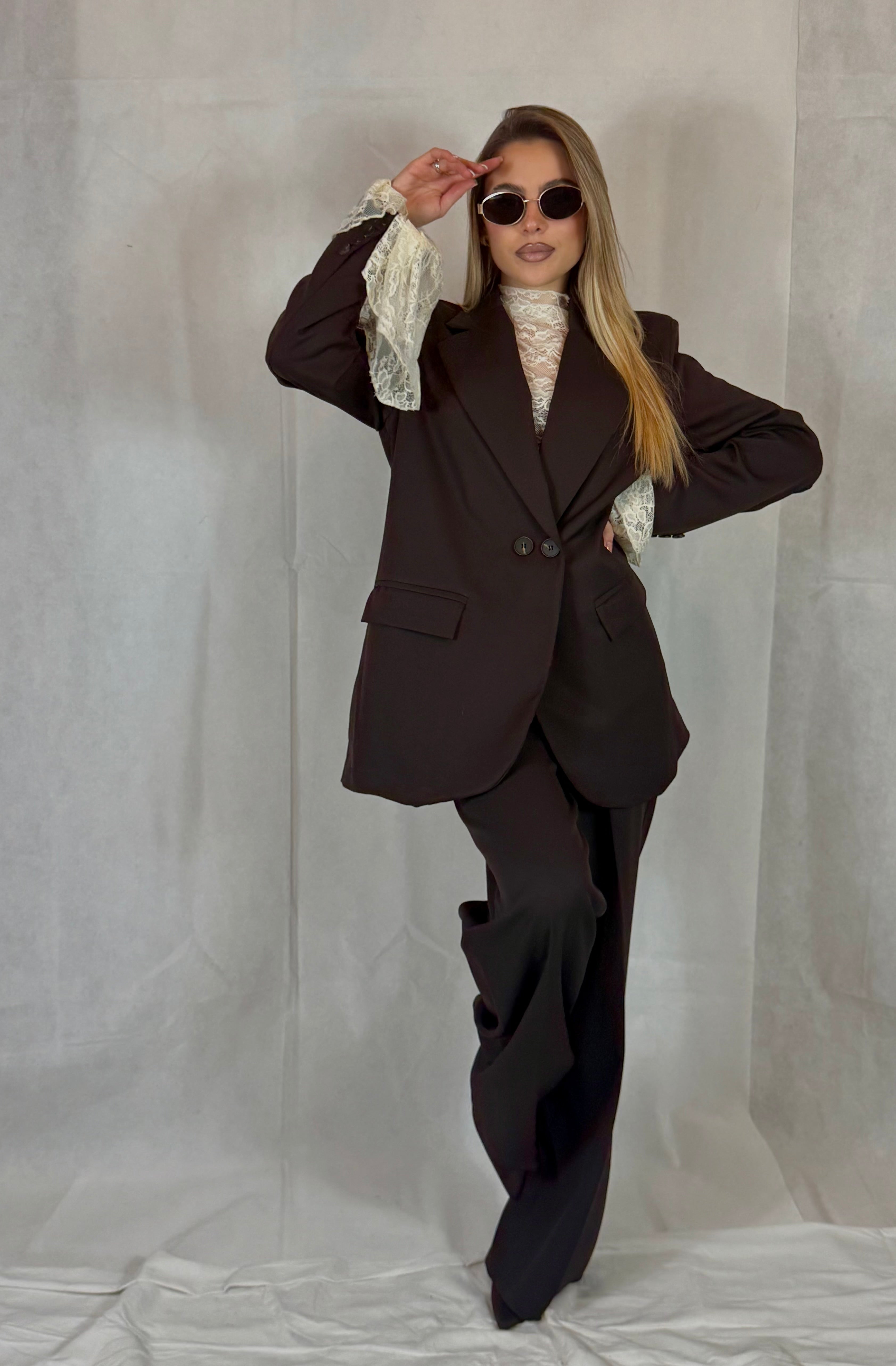 Tailleur Clarissa Marrone