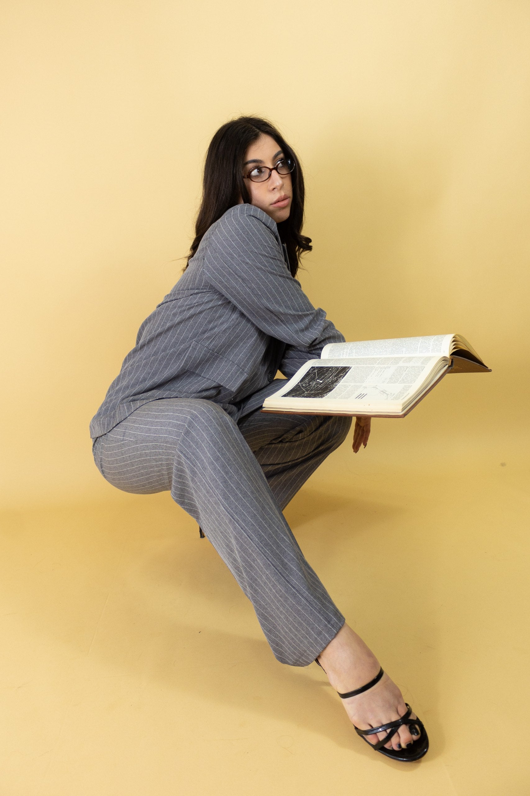 Tailleur Chalk Grigio