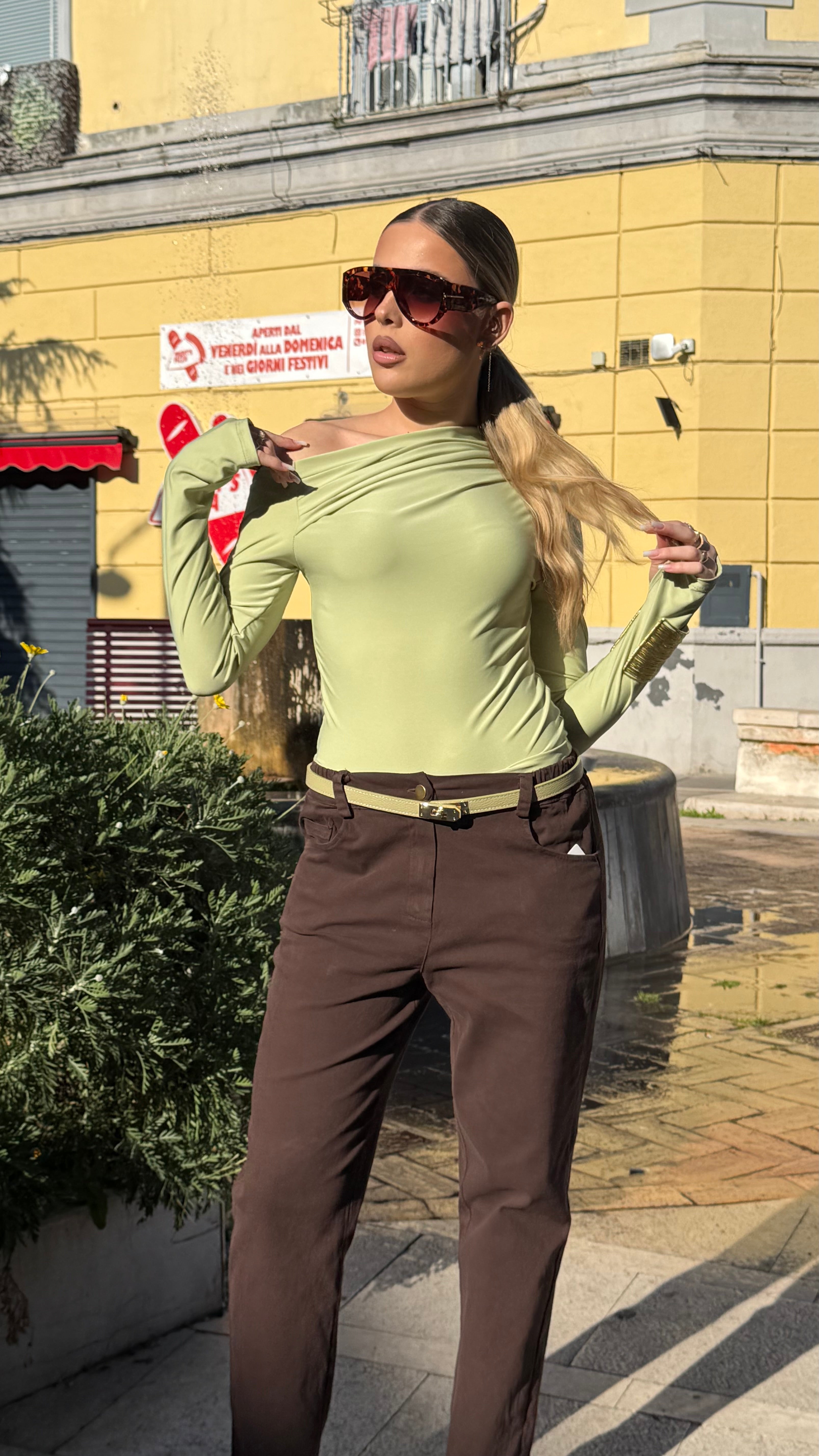 Maglia Kim Verde Mela
