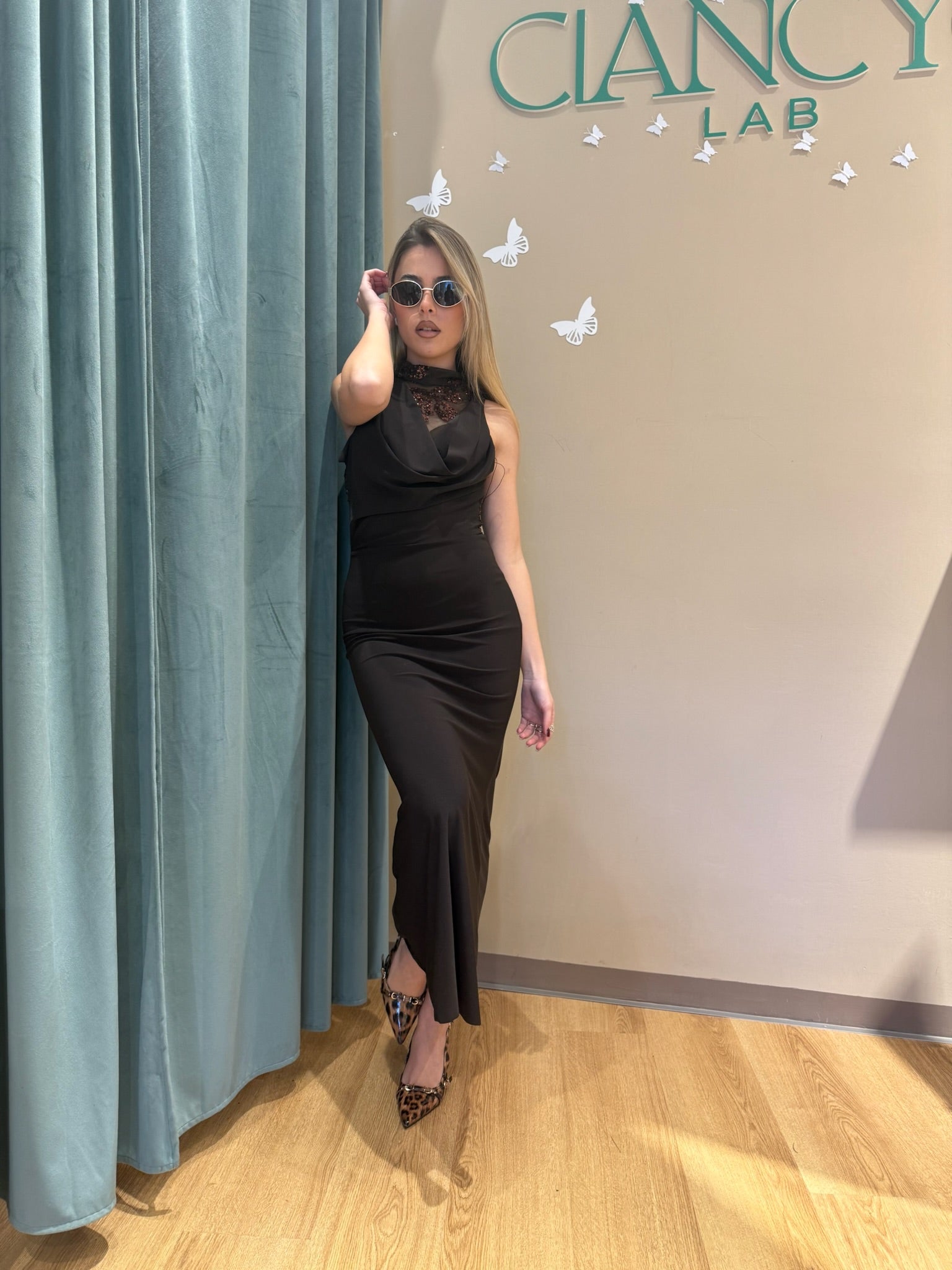 Abito Sophie Marrone