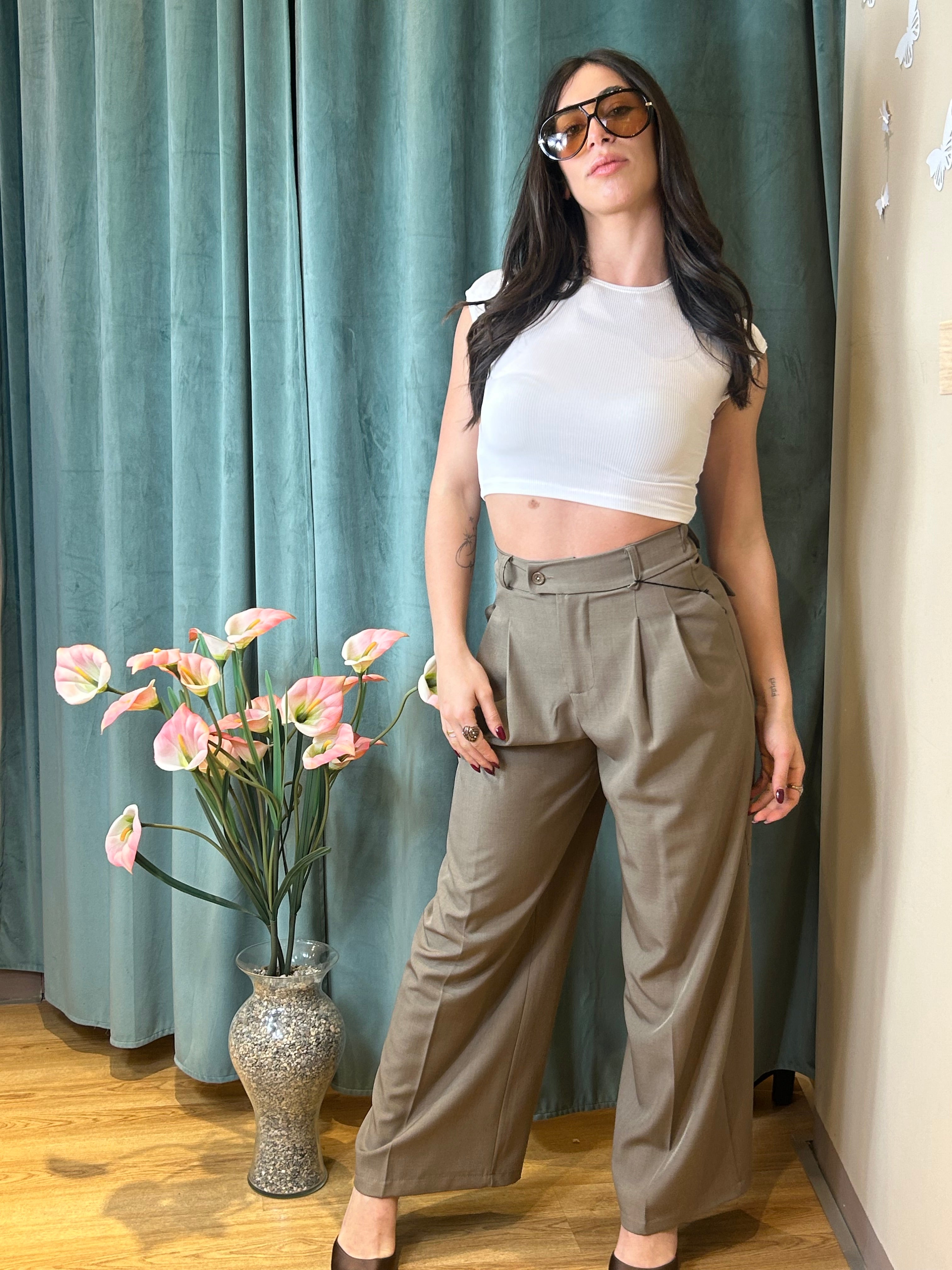 Pantalone Soft Fango