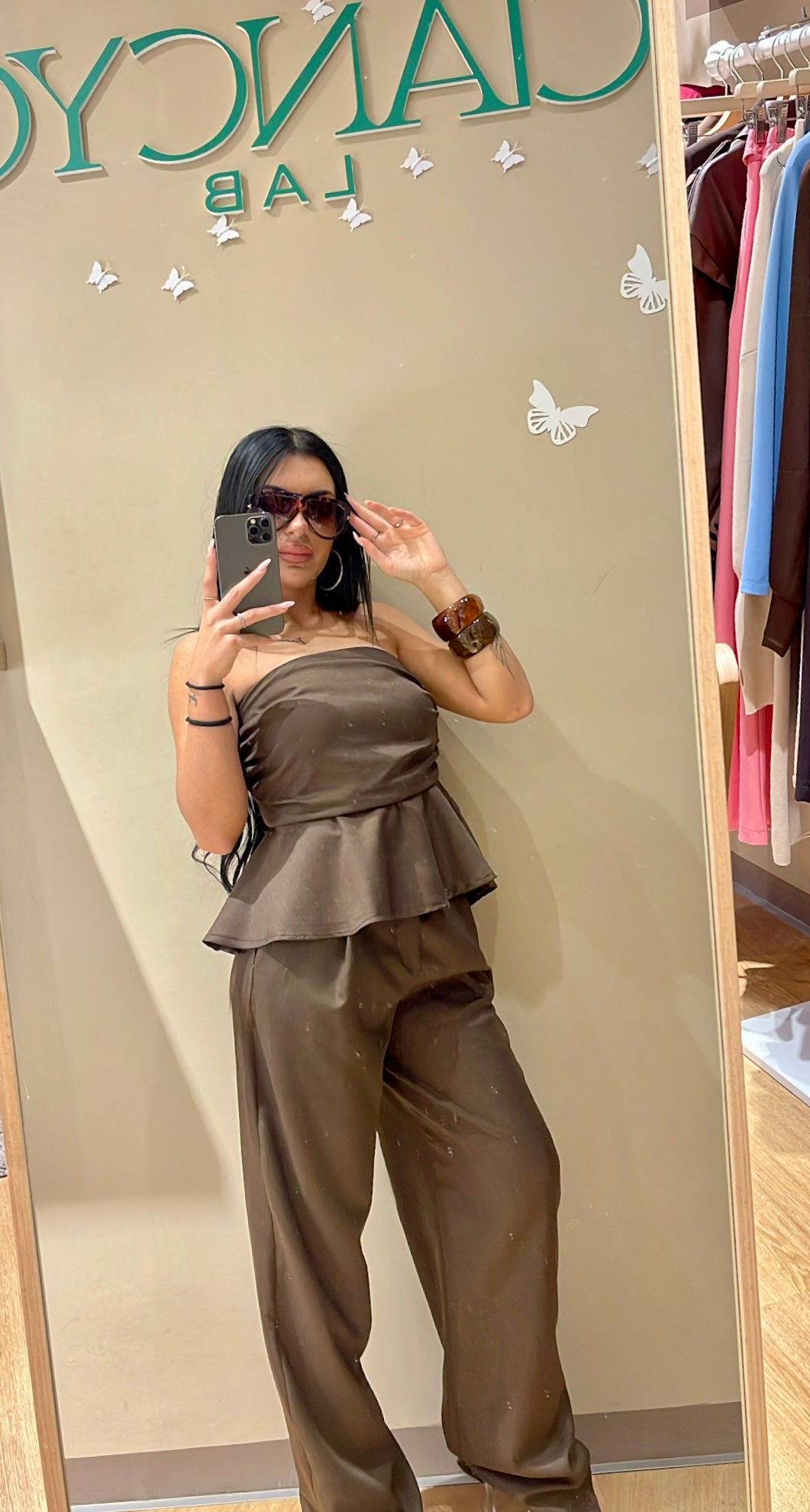 Coordinato Lea Marrone