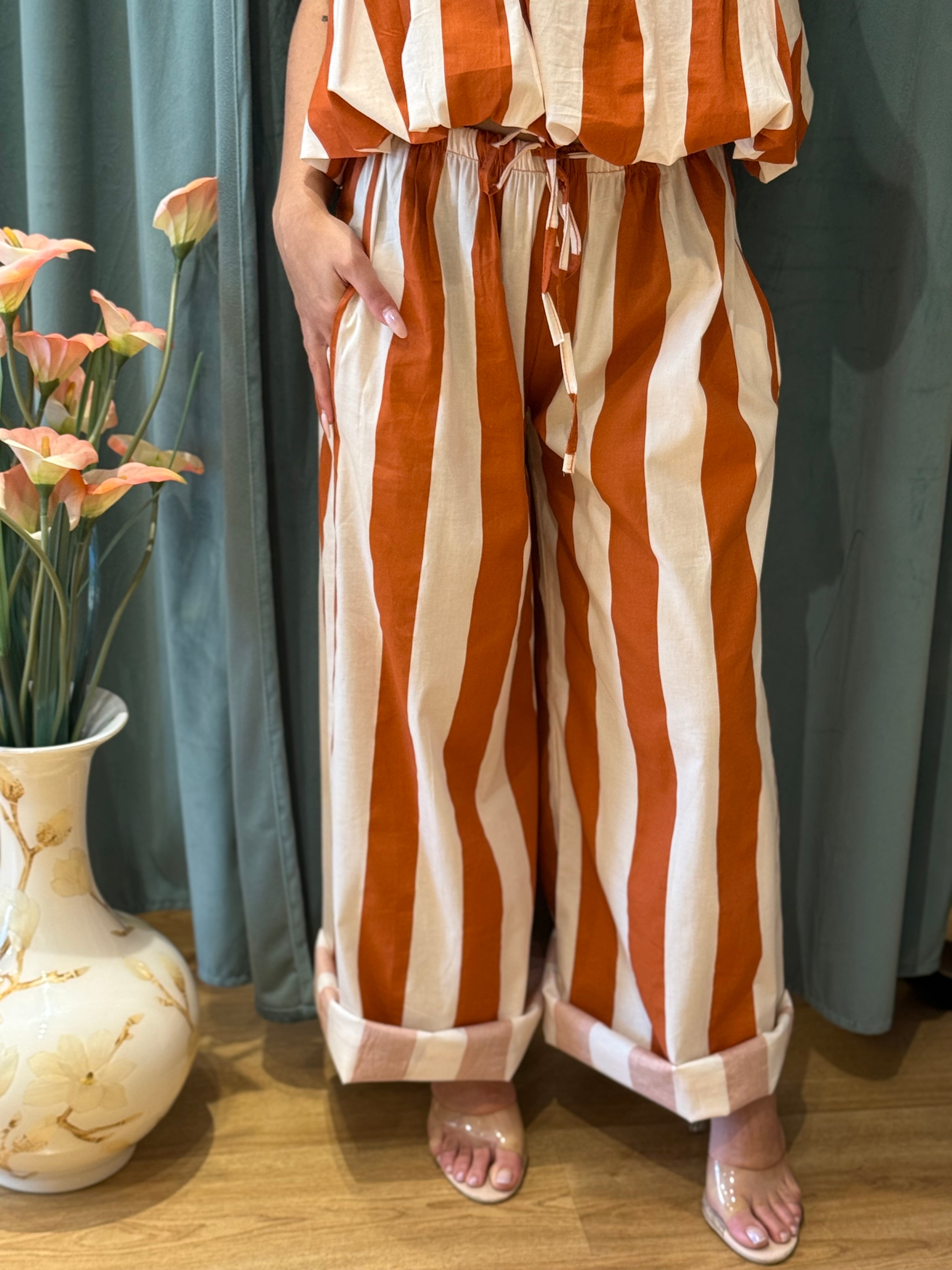 Pantalone Sandra Arancione