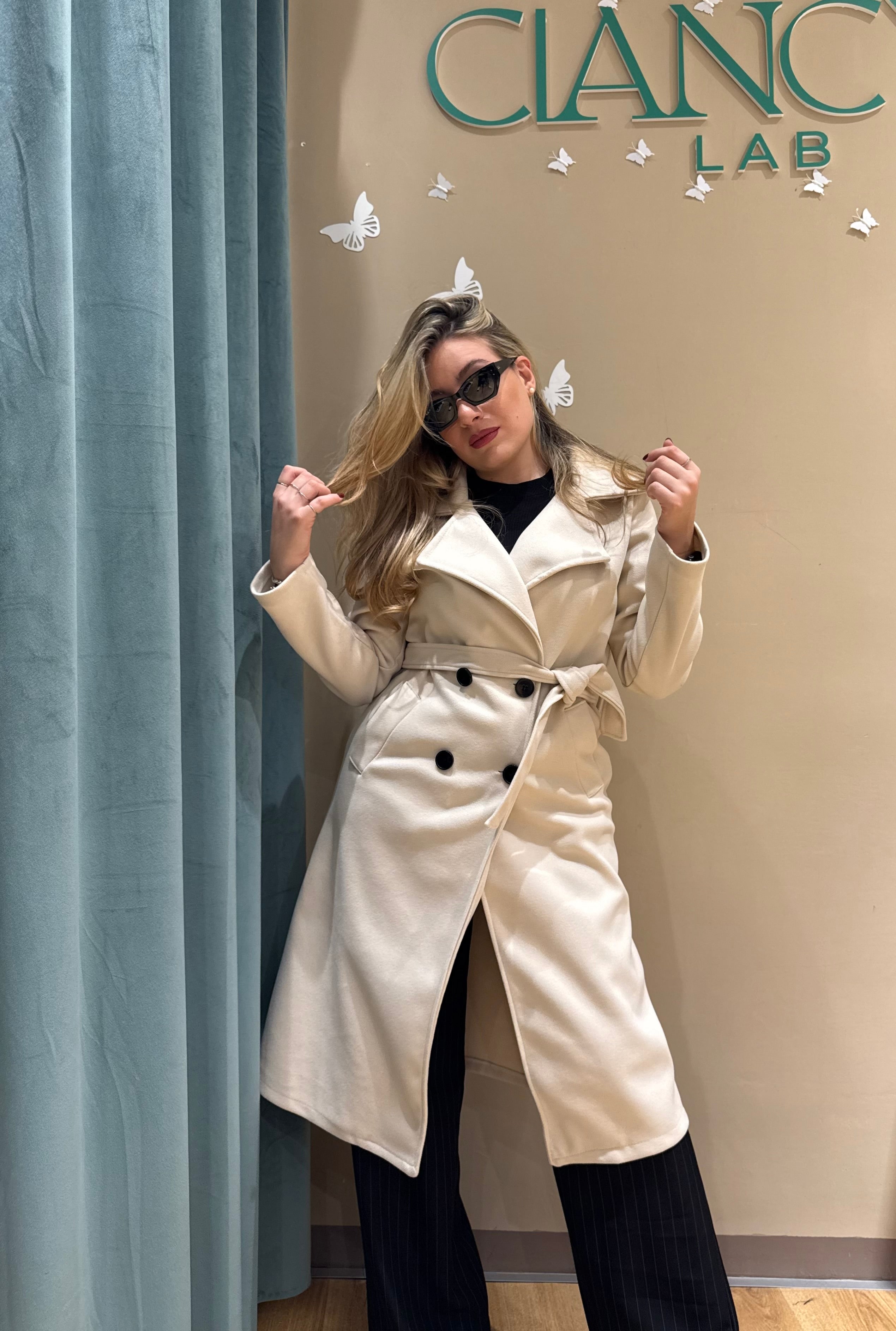 Cappotto Cristal Avorio