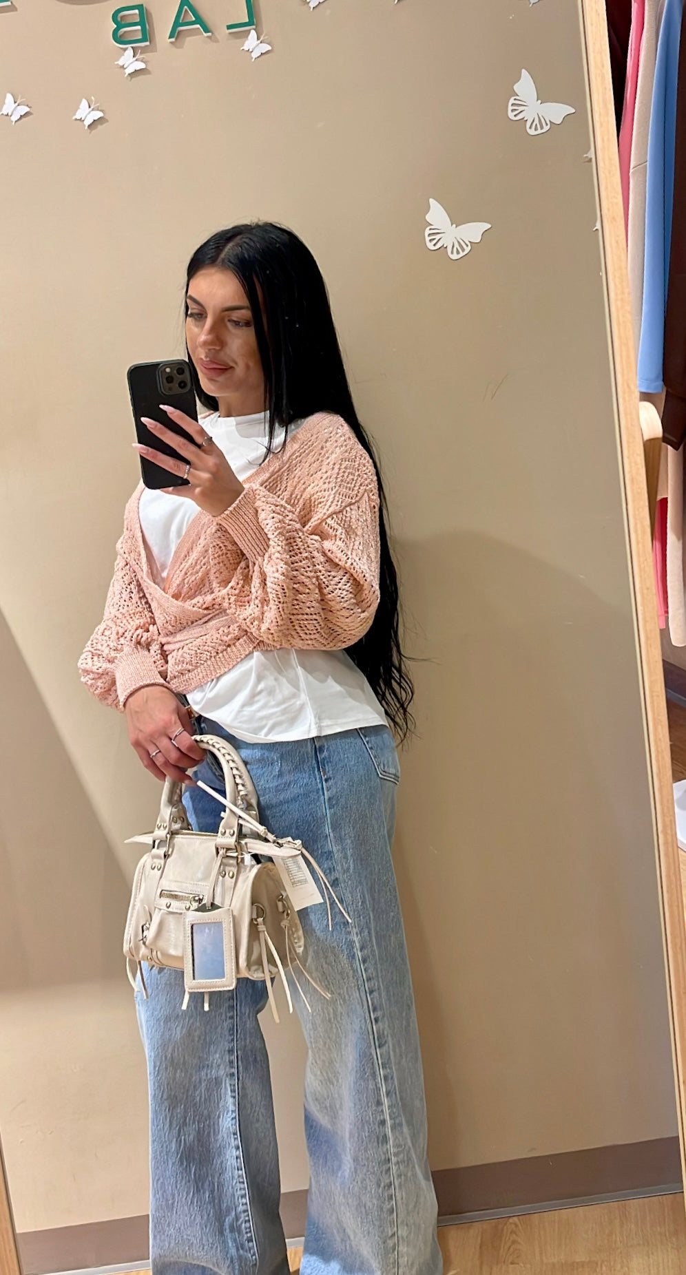 Cardigan Incrociato Tea Rosa