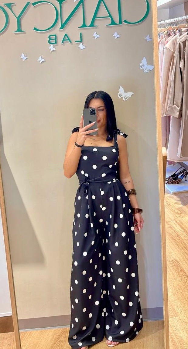 Jumpsuite Carmen Pois Nero