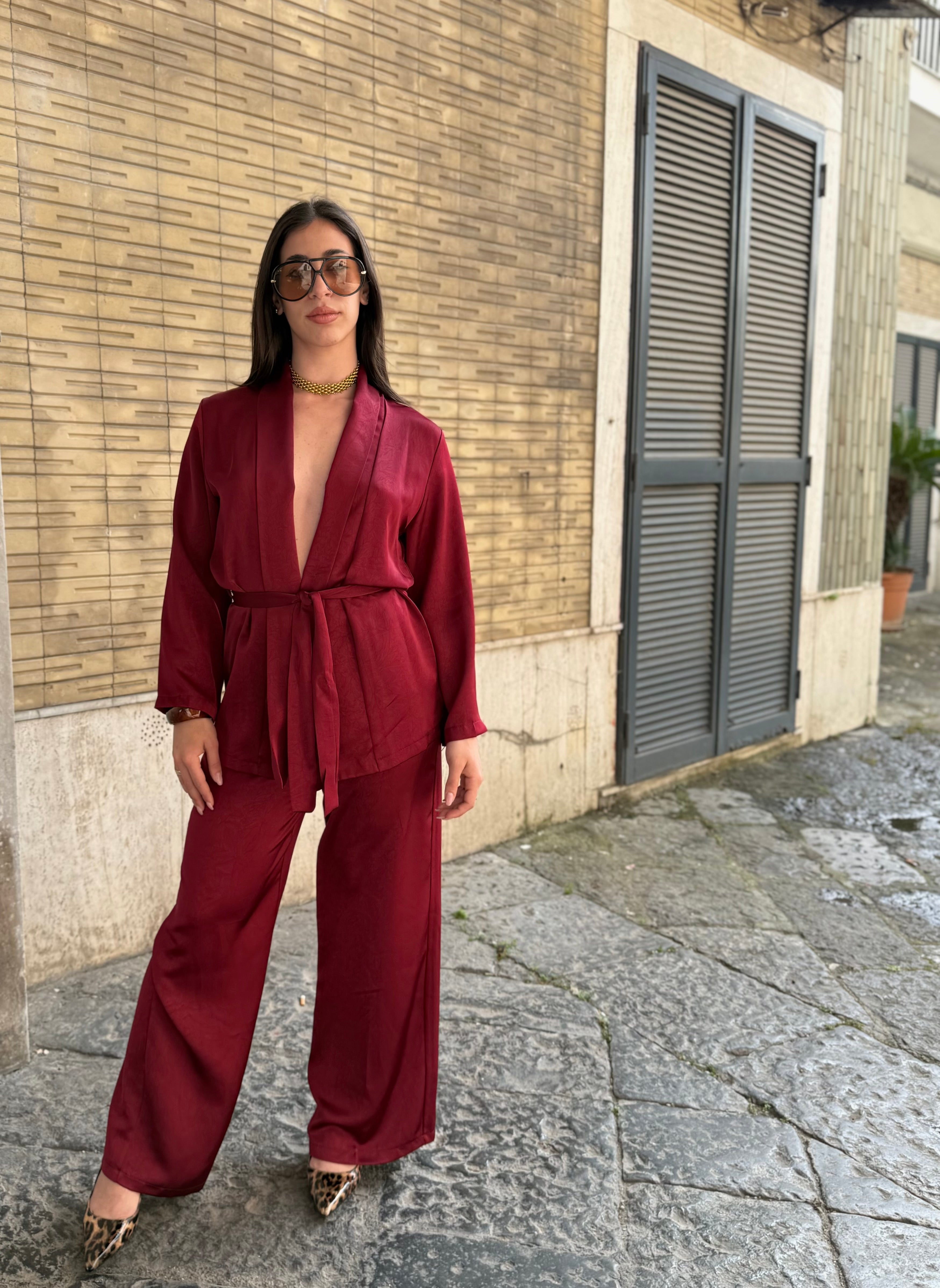 Coordinato Aurora Rosso