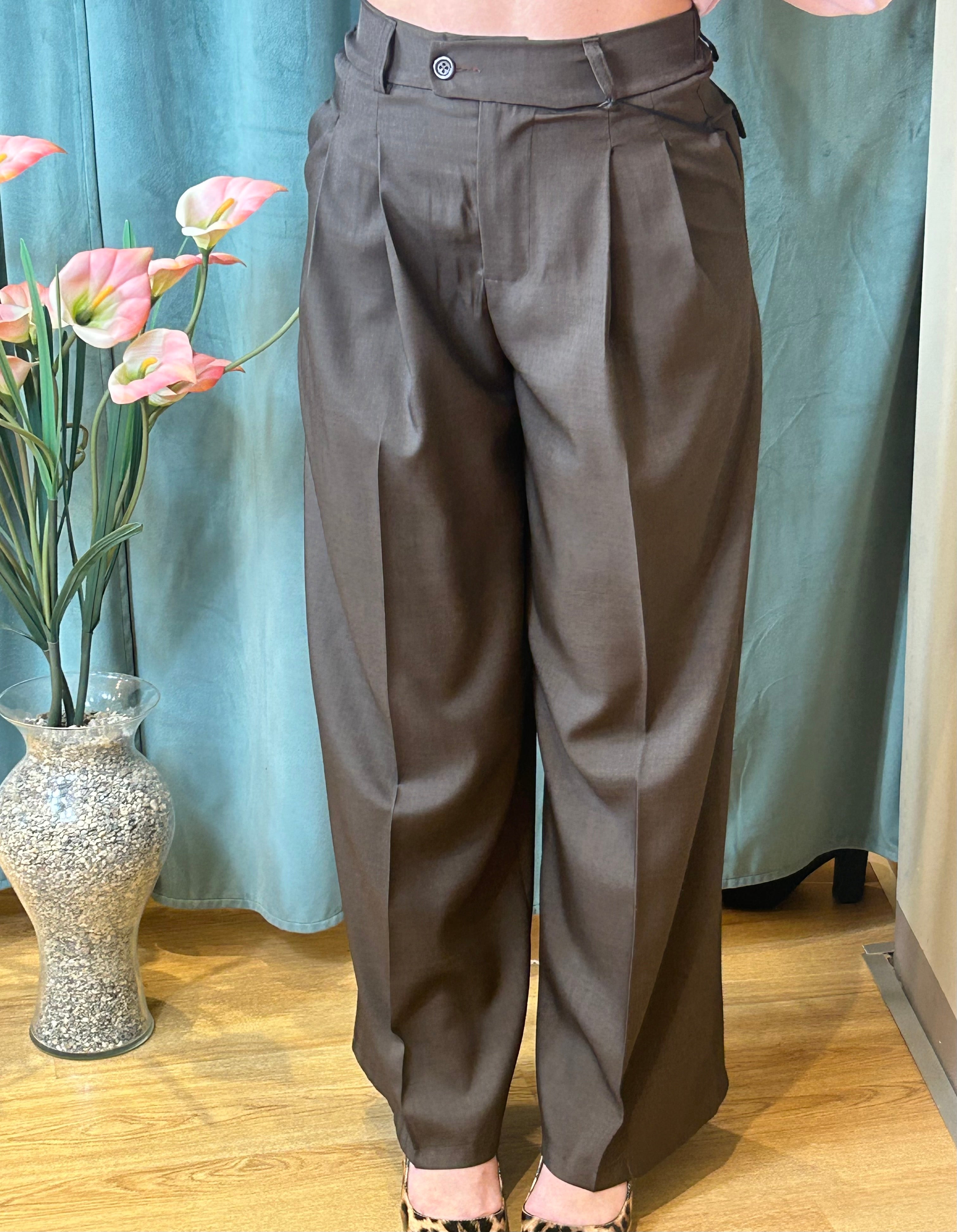 Pantalone Soft Marrone