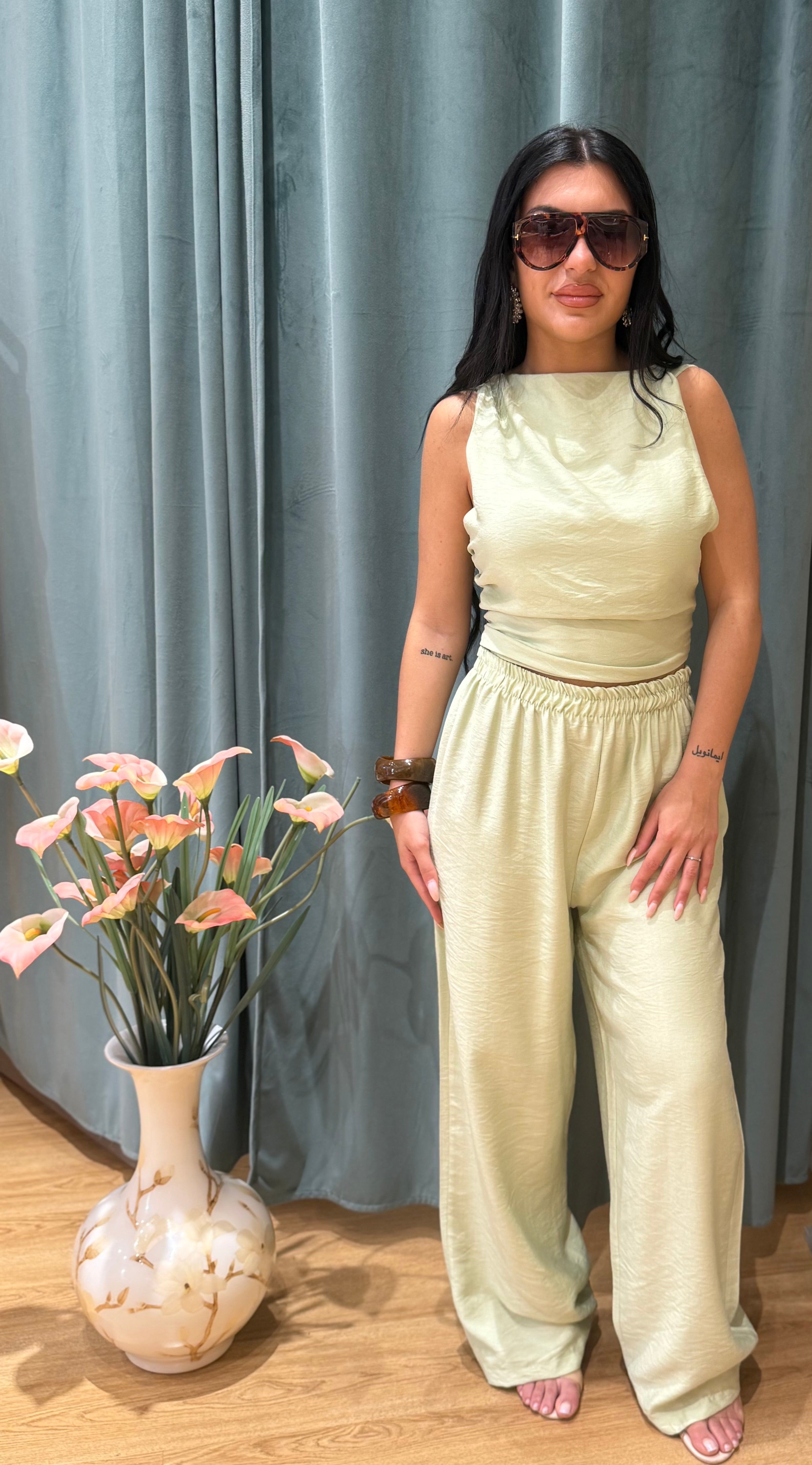 Coordinato Luana Verde Mela