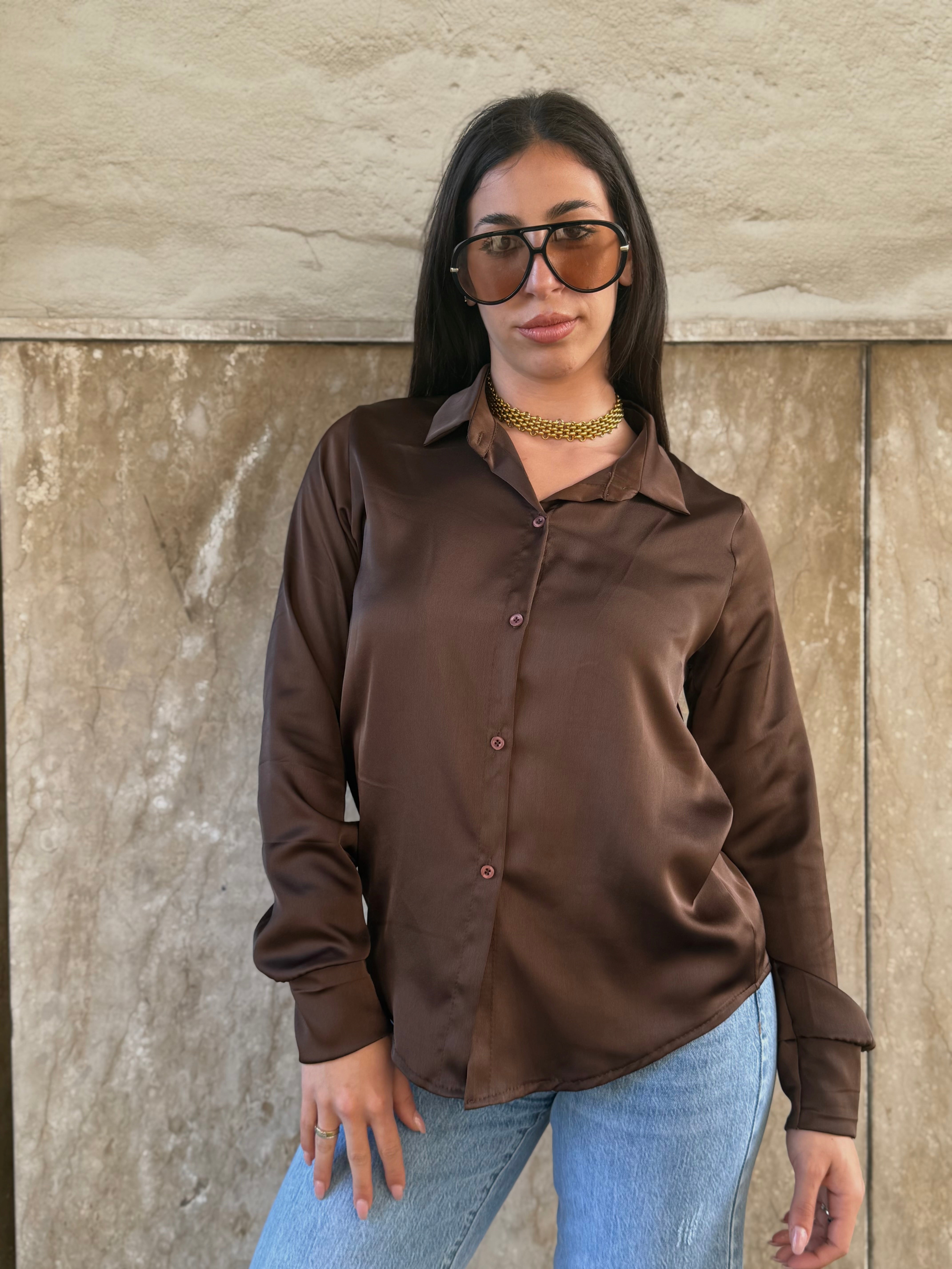 Camicia Lea Marrone