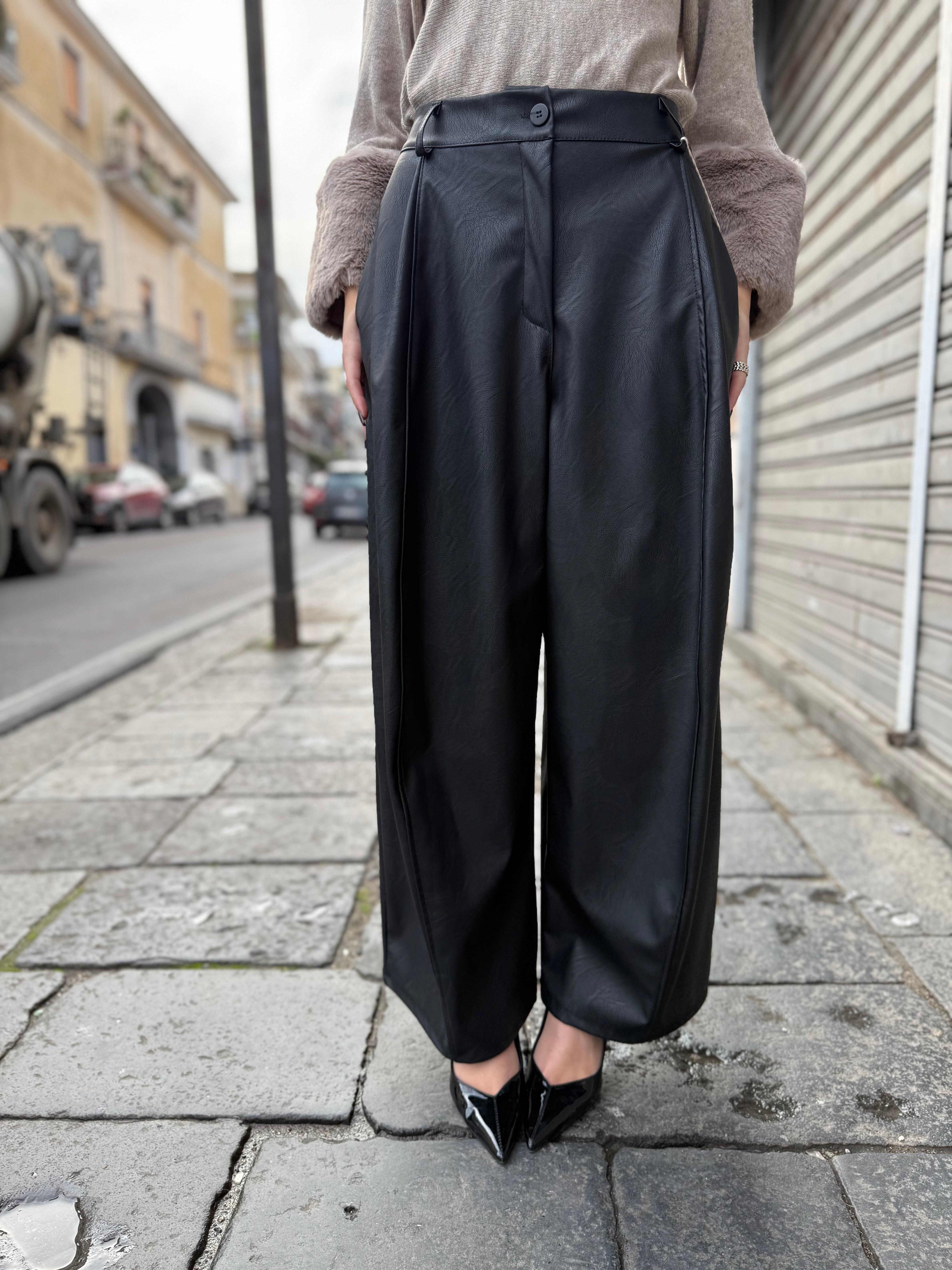 Pantalone in Pelle Serpentia