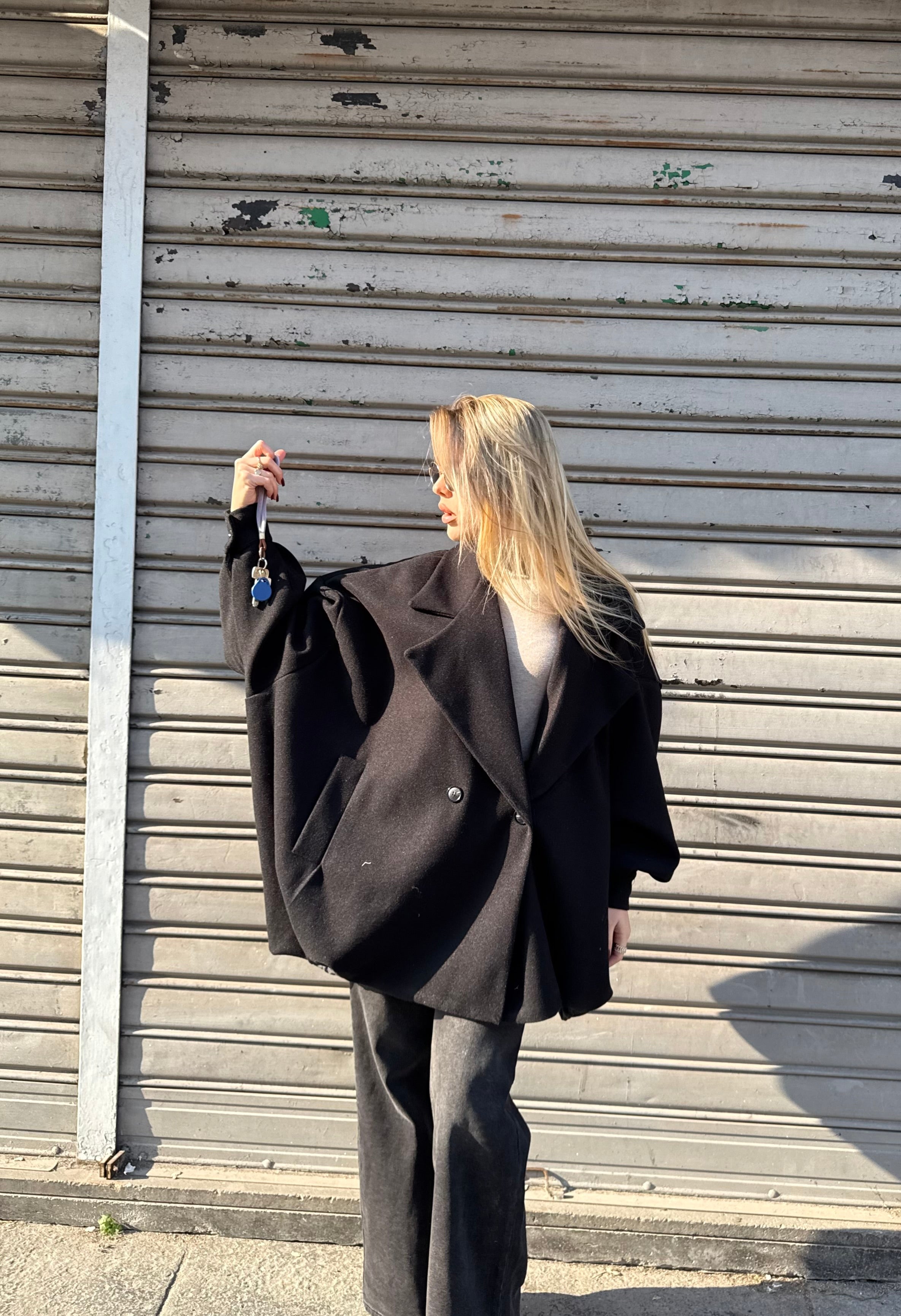 Cappotto Ballon Nero