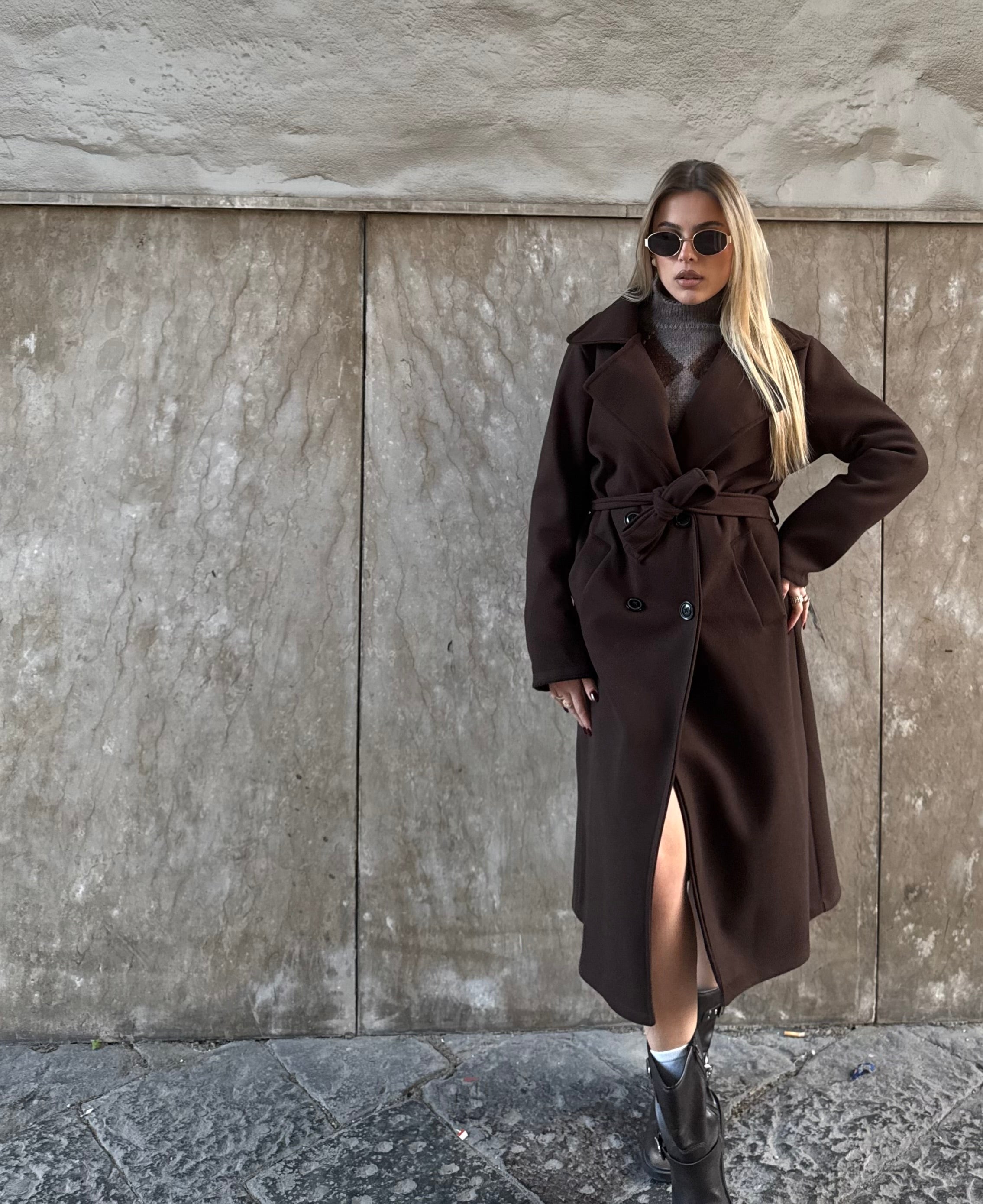 Cappotto Cristal Marrone