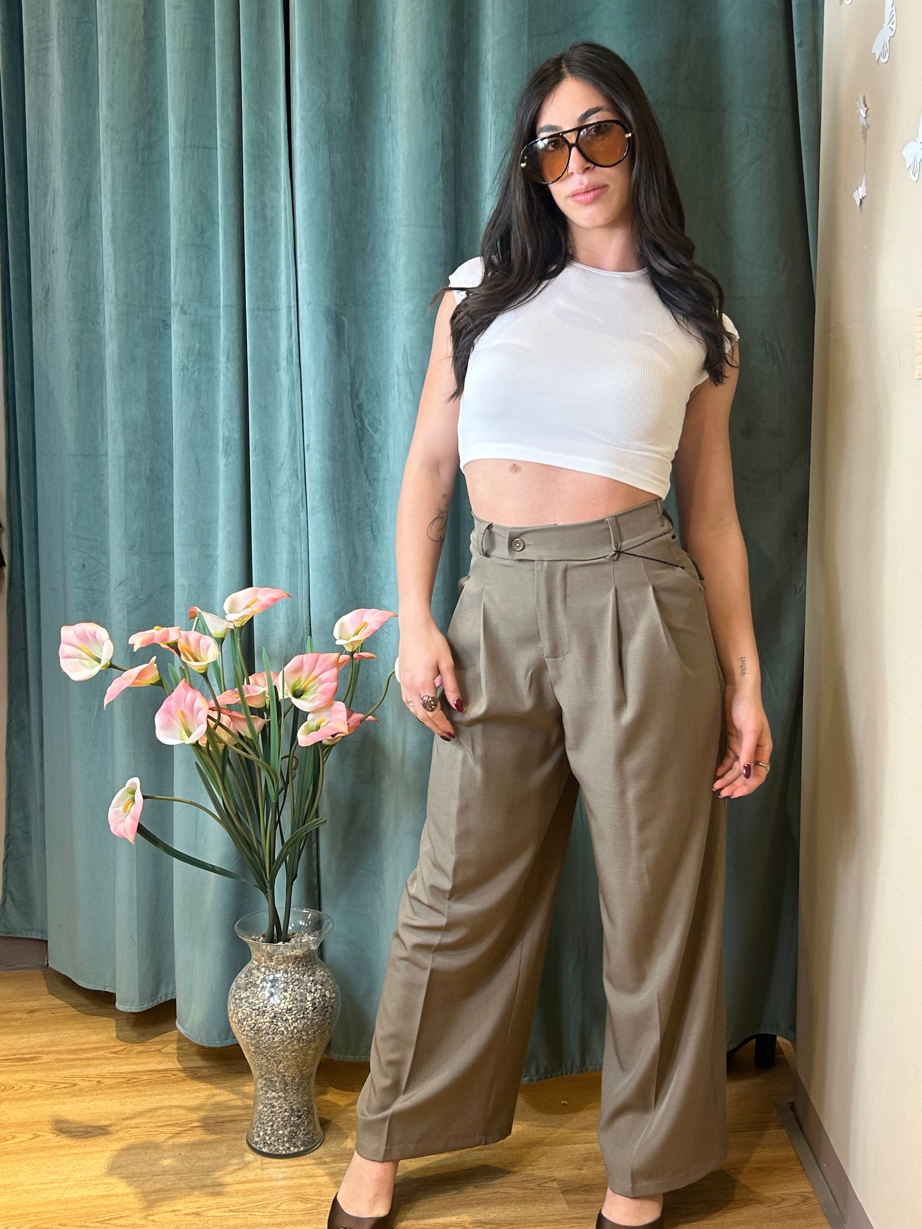 Pantalone Soft Fango