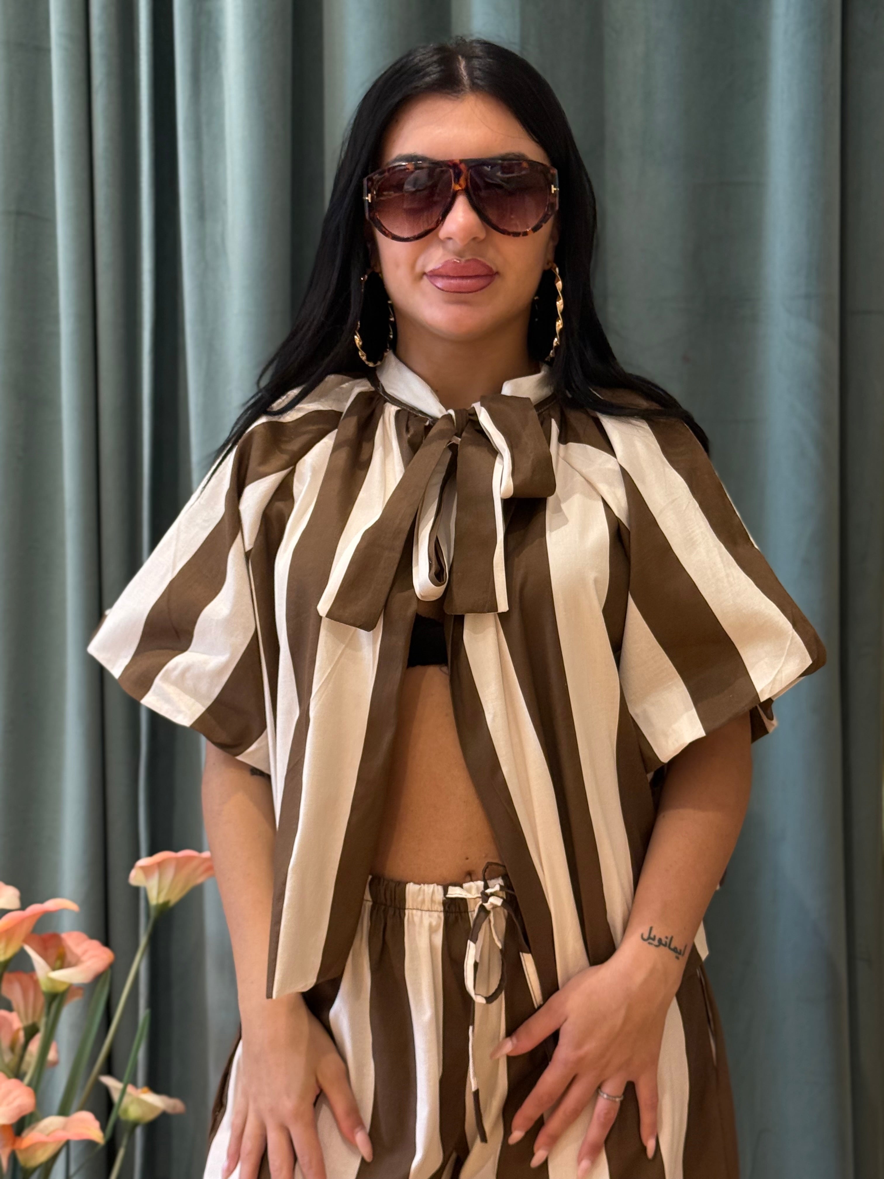 Camicia Sandra Marrone