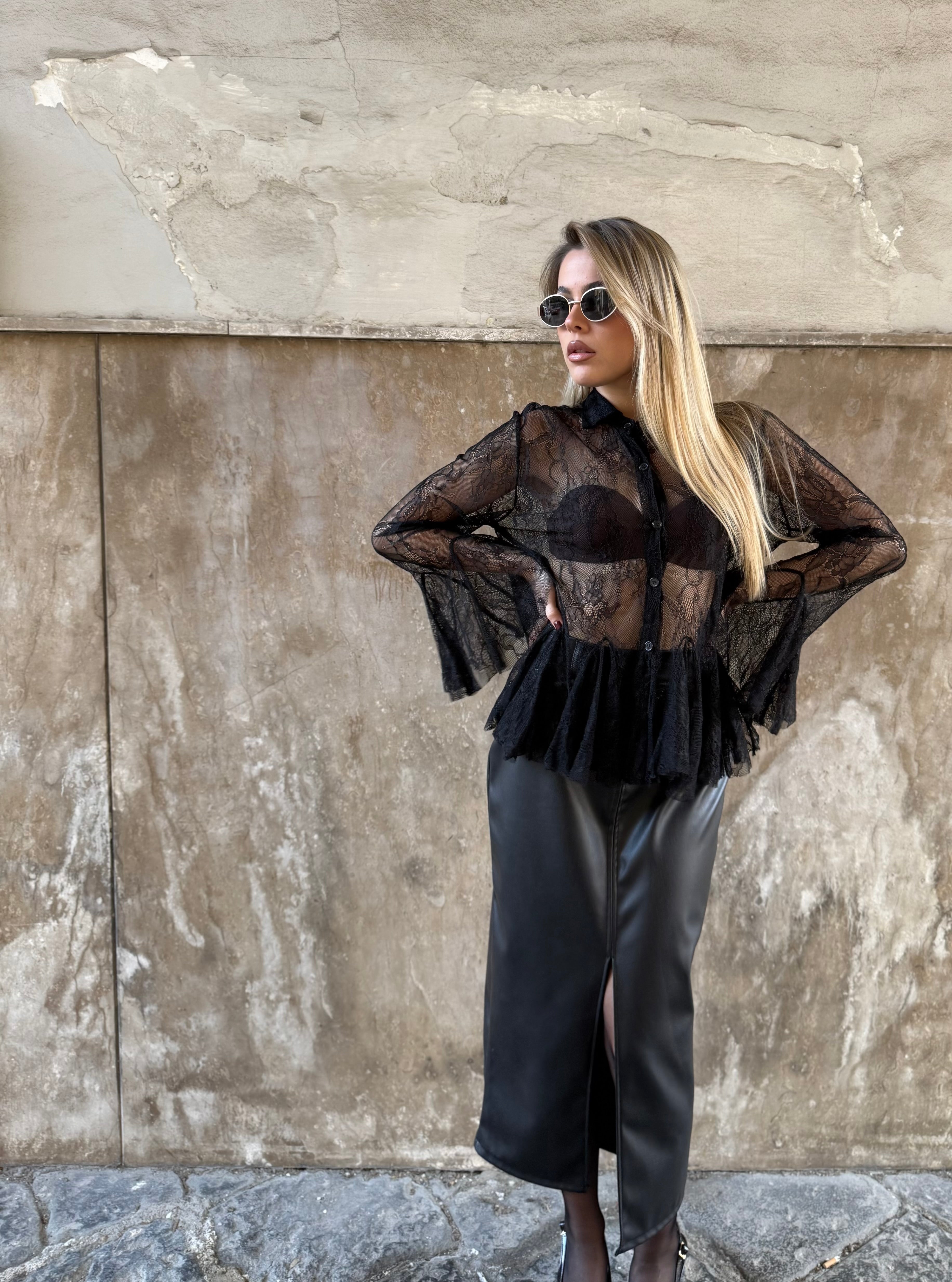 Camicia Marilyn Nero