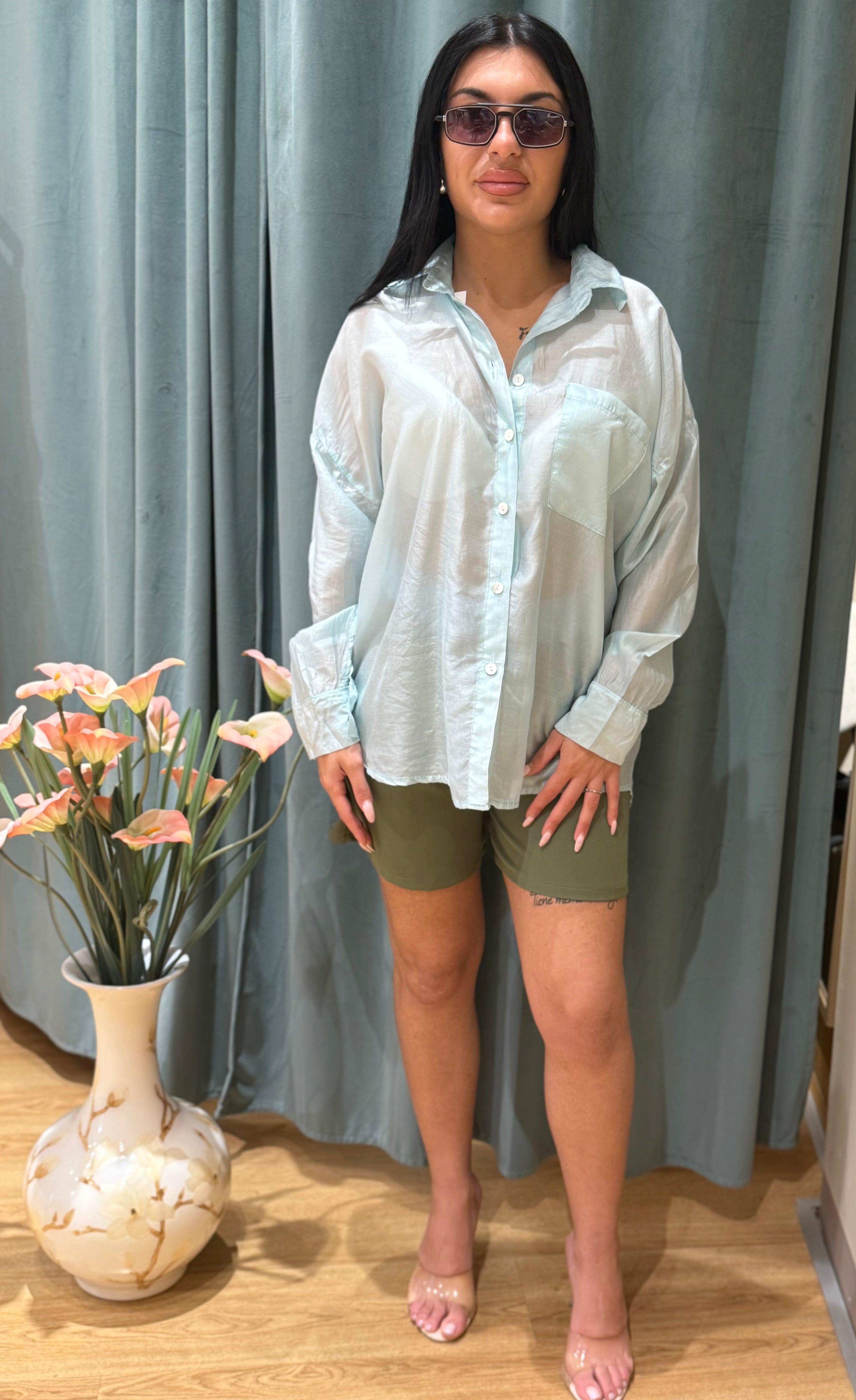 Camicia Mariel Acqua Marina