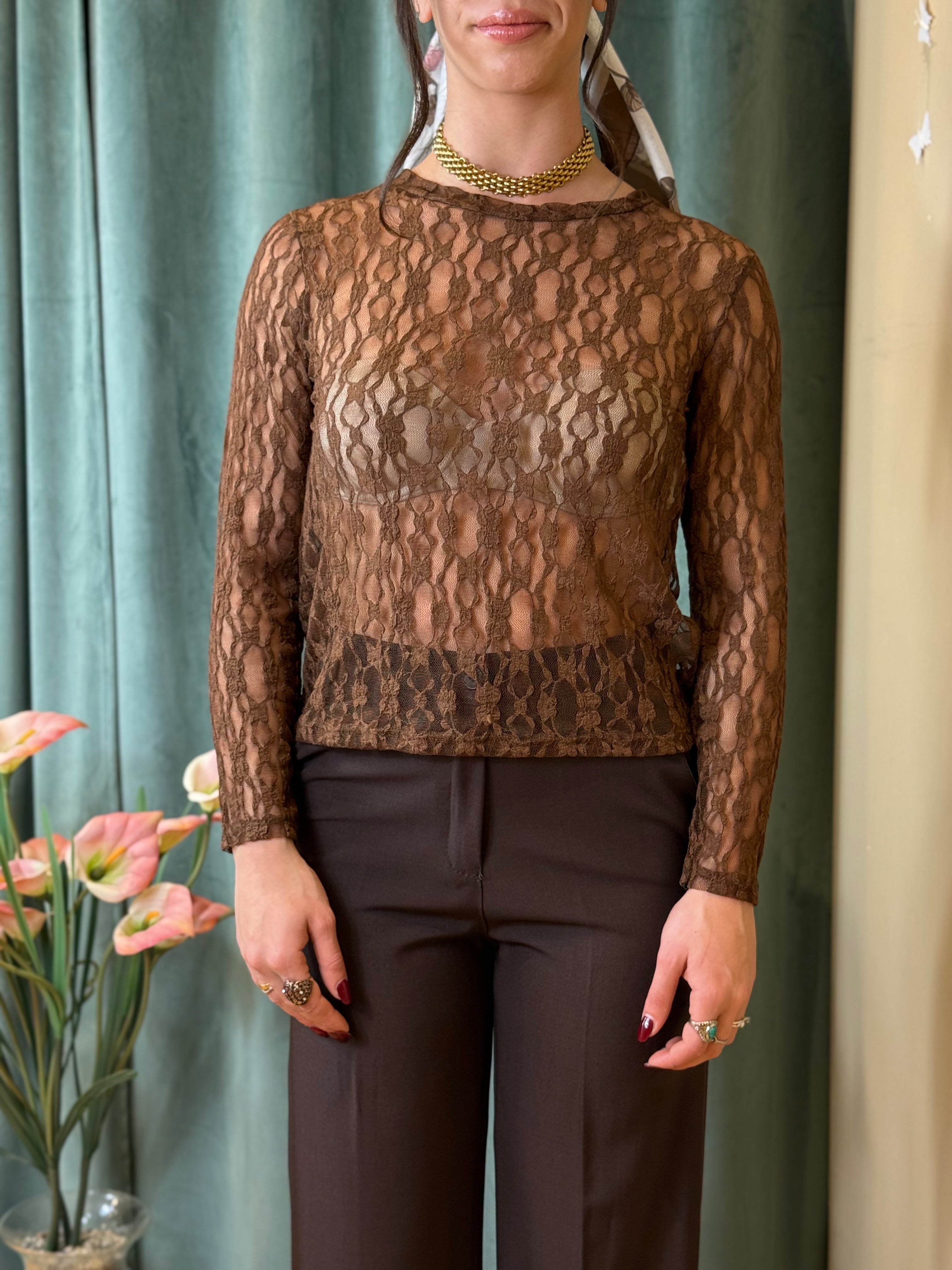 Maglia Selvaggia Marrone