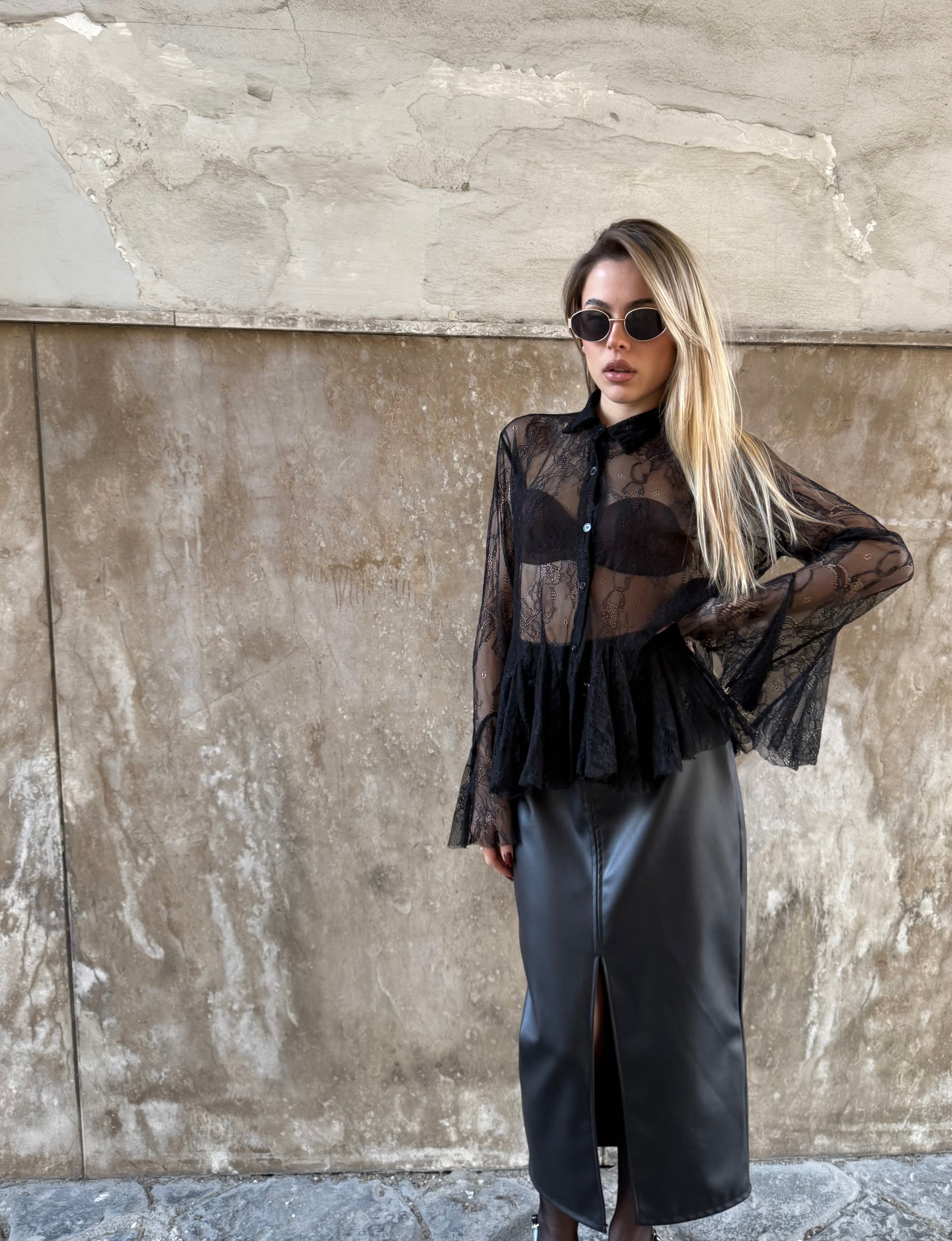 Camicia Marilyn Nero