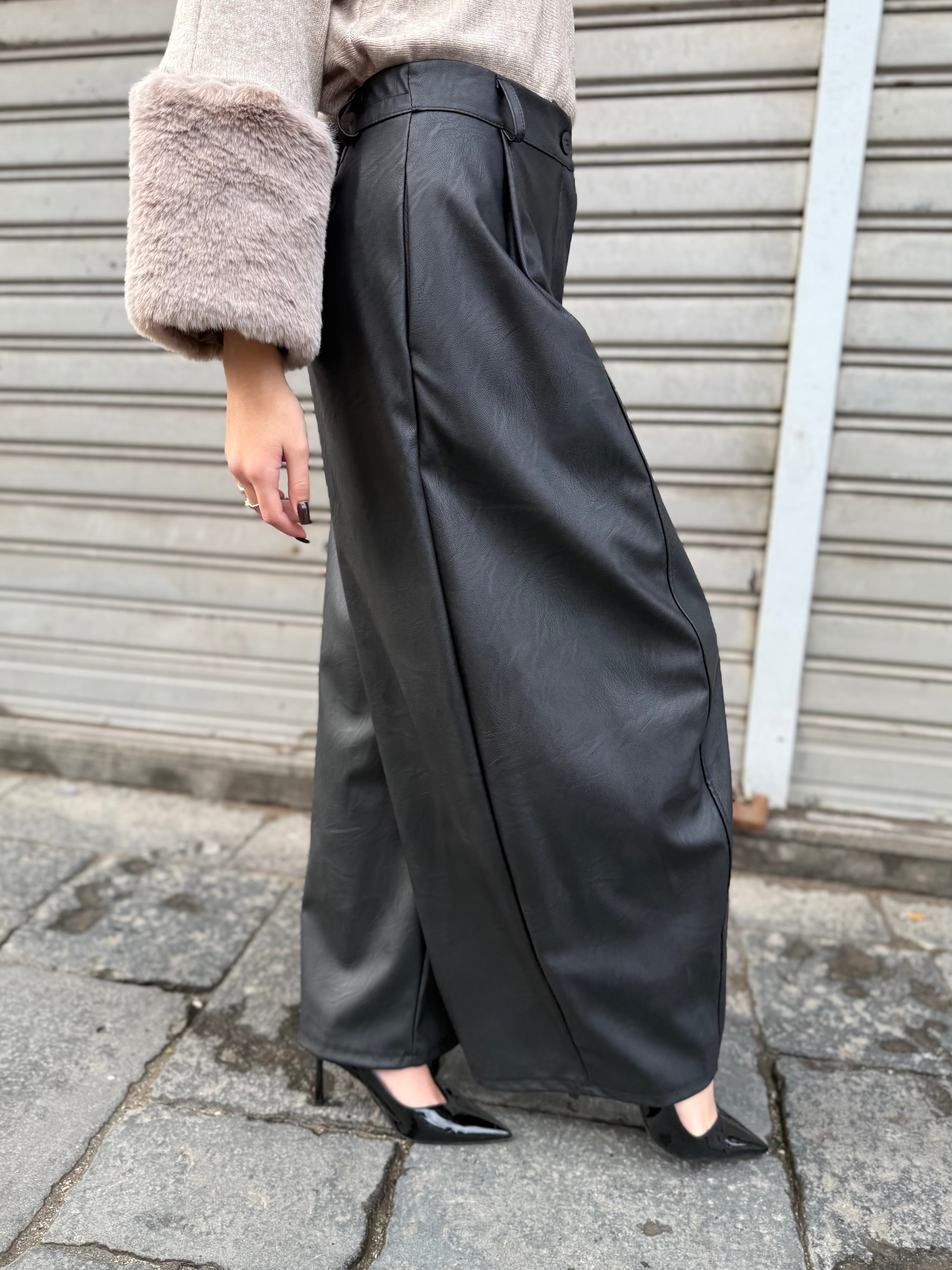 Pantalone in Pelle Serpentia