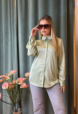 Camicia Marilyn Verde Mela
