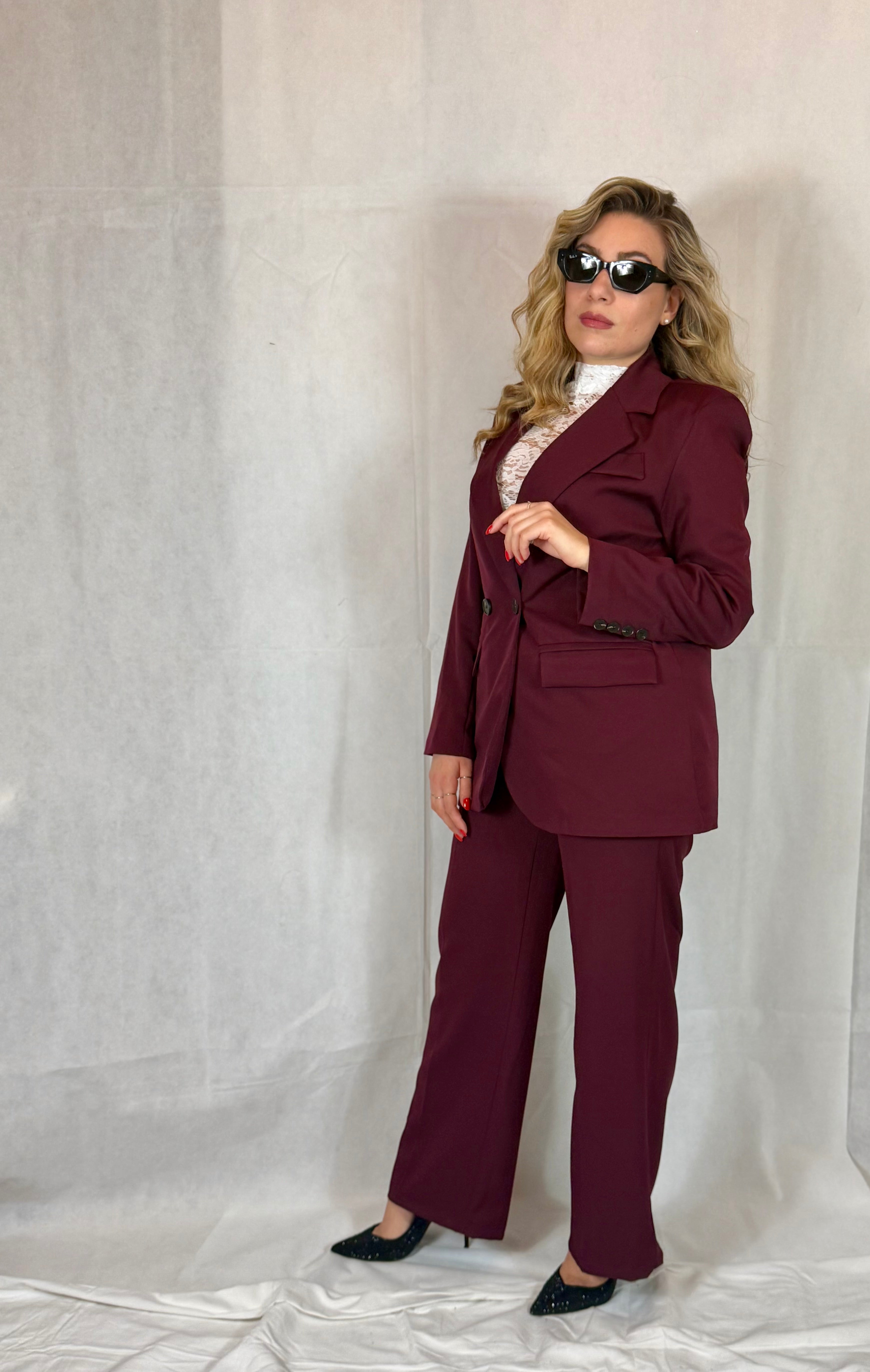 Tailleur Clarissa Bordeaux