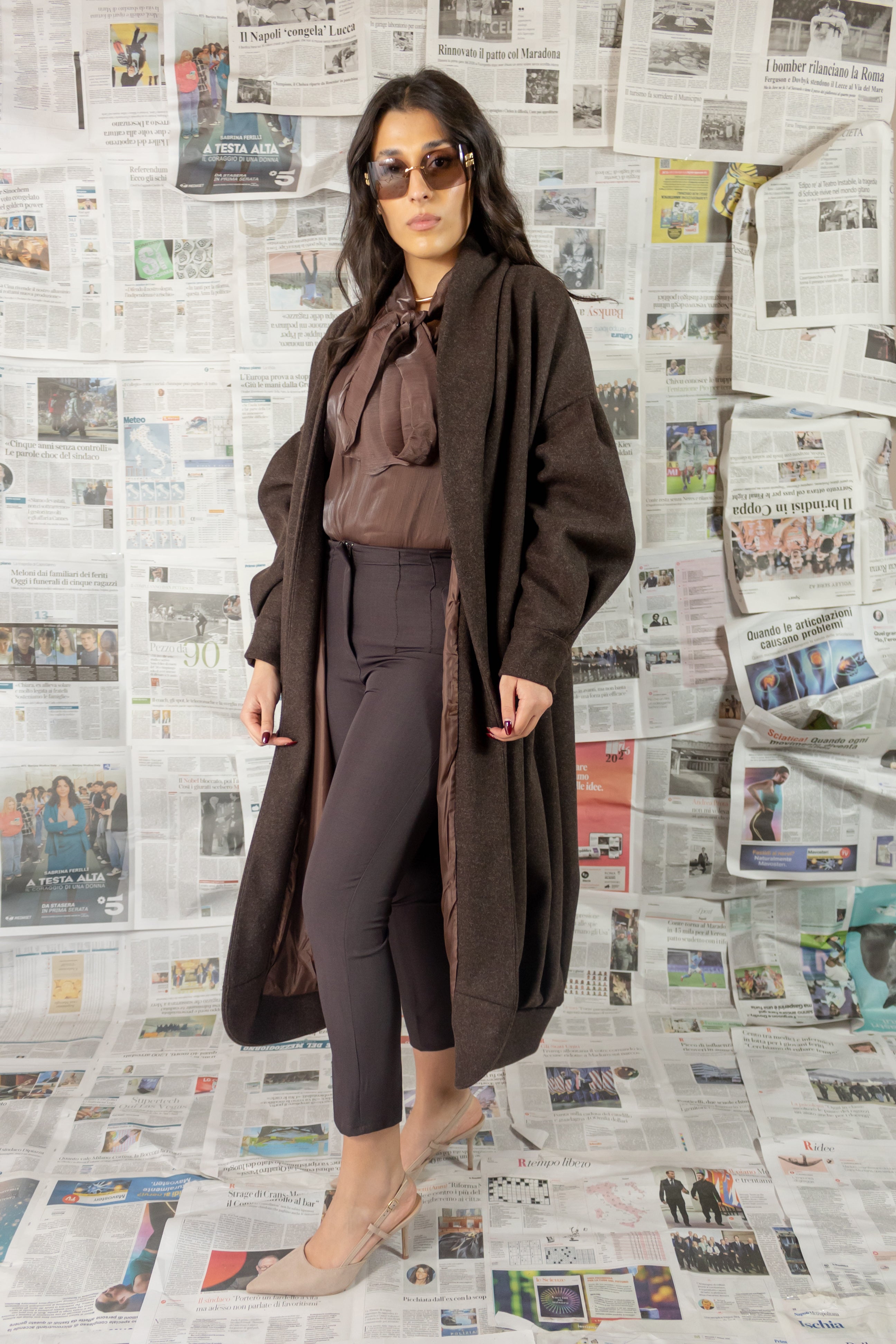 Cappotto Divina Marrone