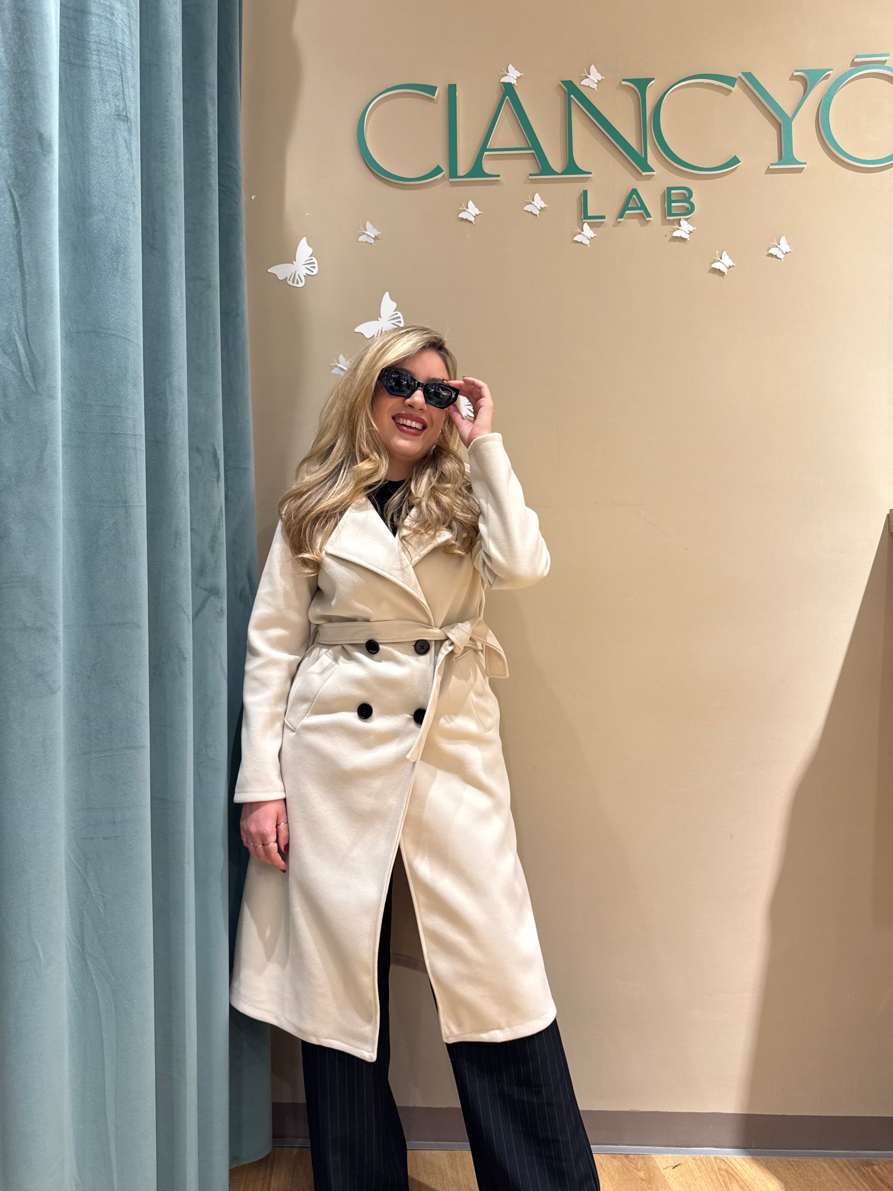 Cappotto Cristal Avorio