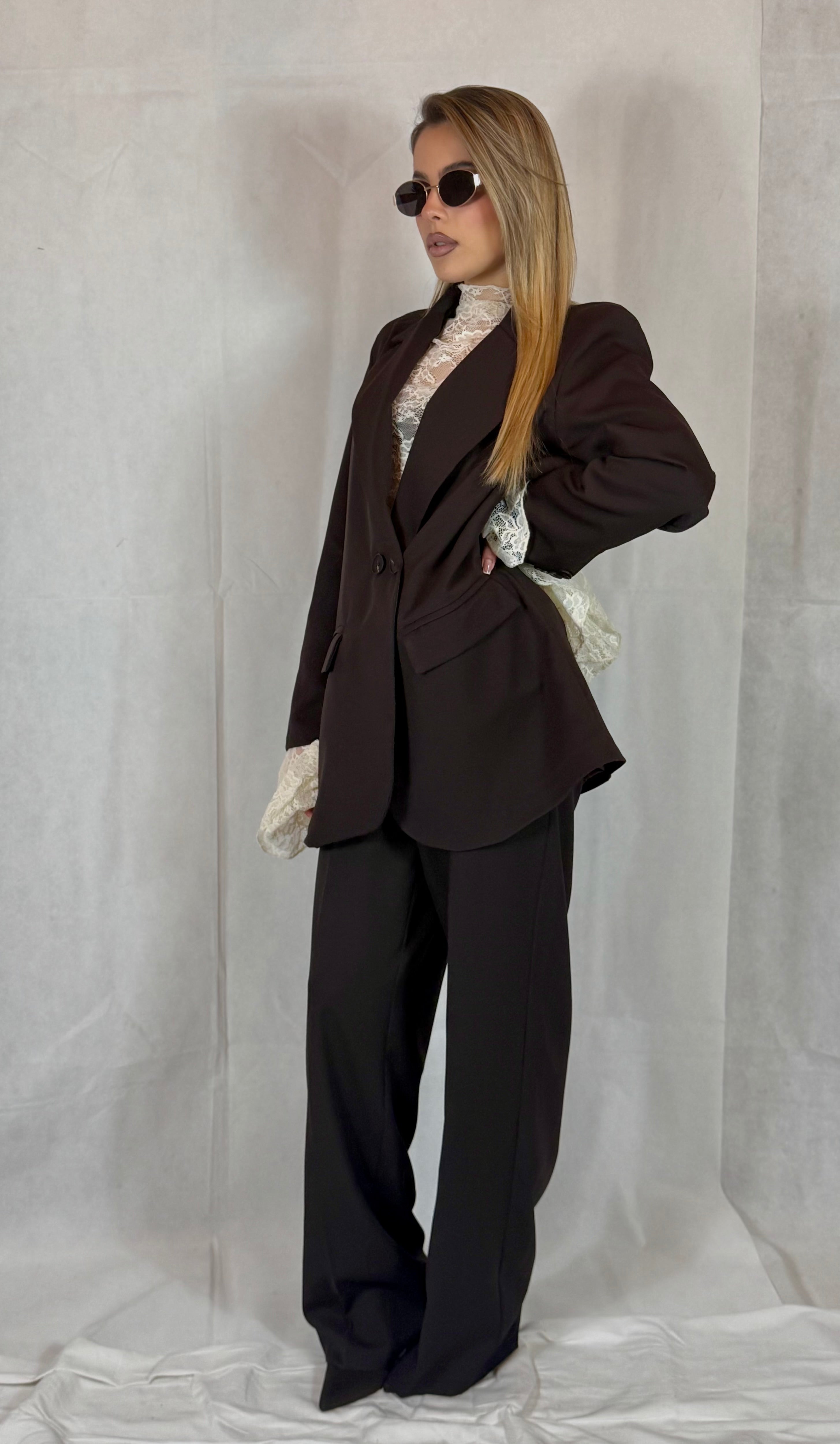 Tailleur Clarissa Marrone