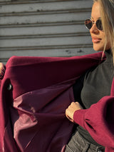 Cappotto Ballon Bordeaux