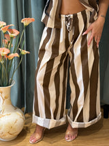Pantalone Sandra Marrone