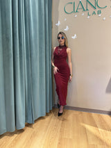 Abito Sophie Bordeaux