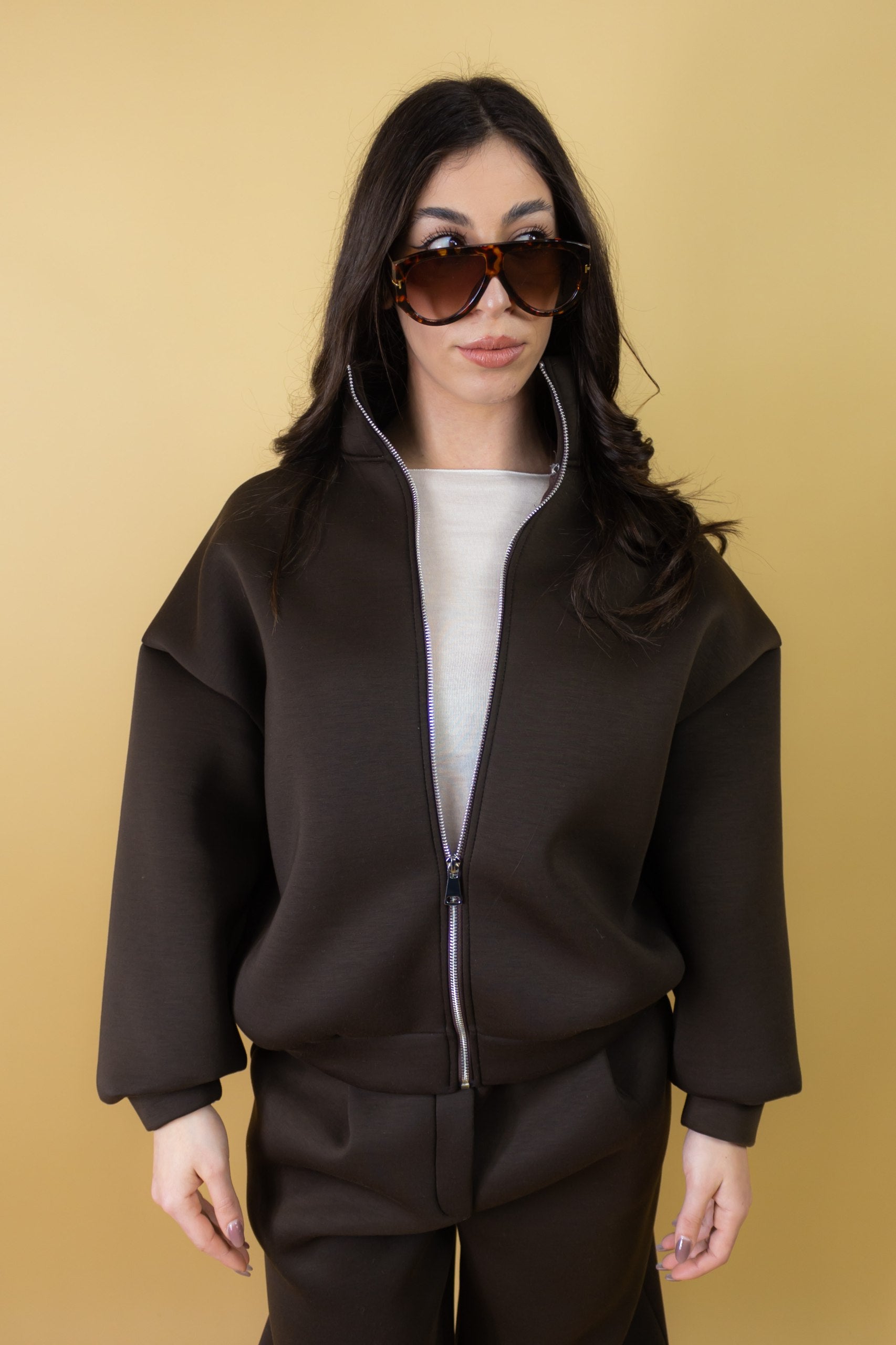 Coordinato Tuta Comfort Marrone