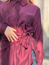 Camicia Luisa Bordeaux