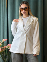 Blazer String Bianco