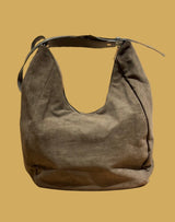 Borsa Suede Verde Oliva