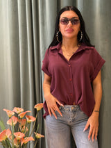 Camicia Atena Bordeaux