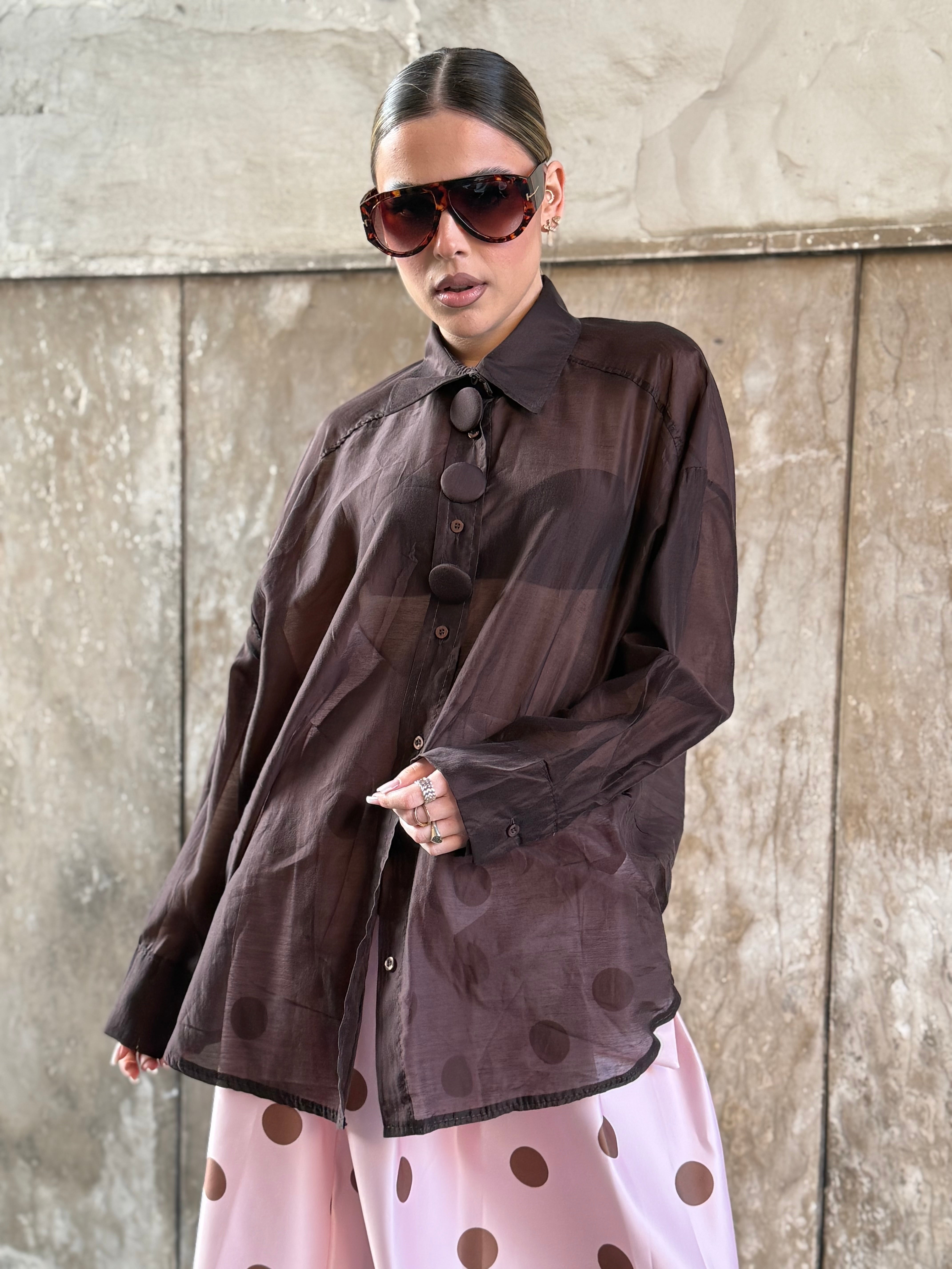 Camicia Blood Marrone