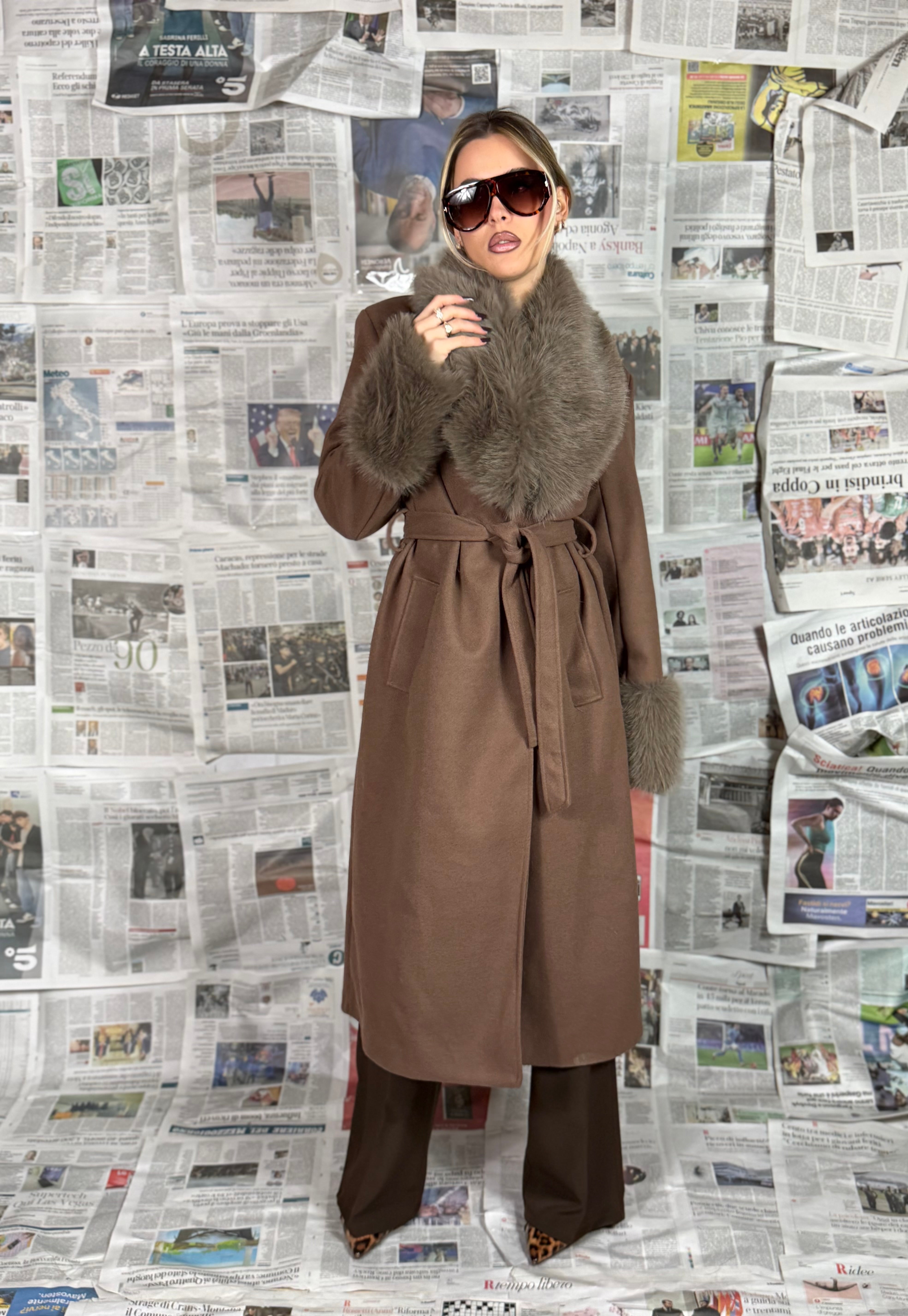 Cappotto Irina Nocciola