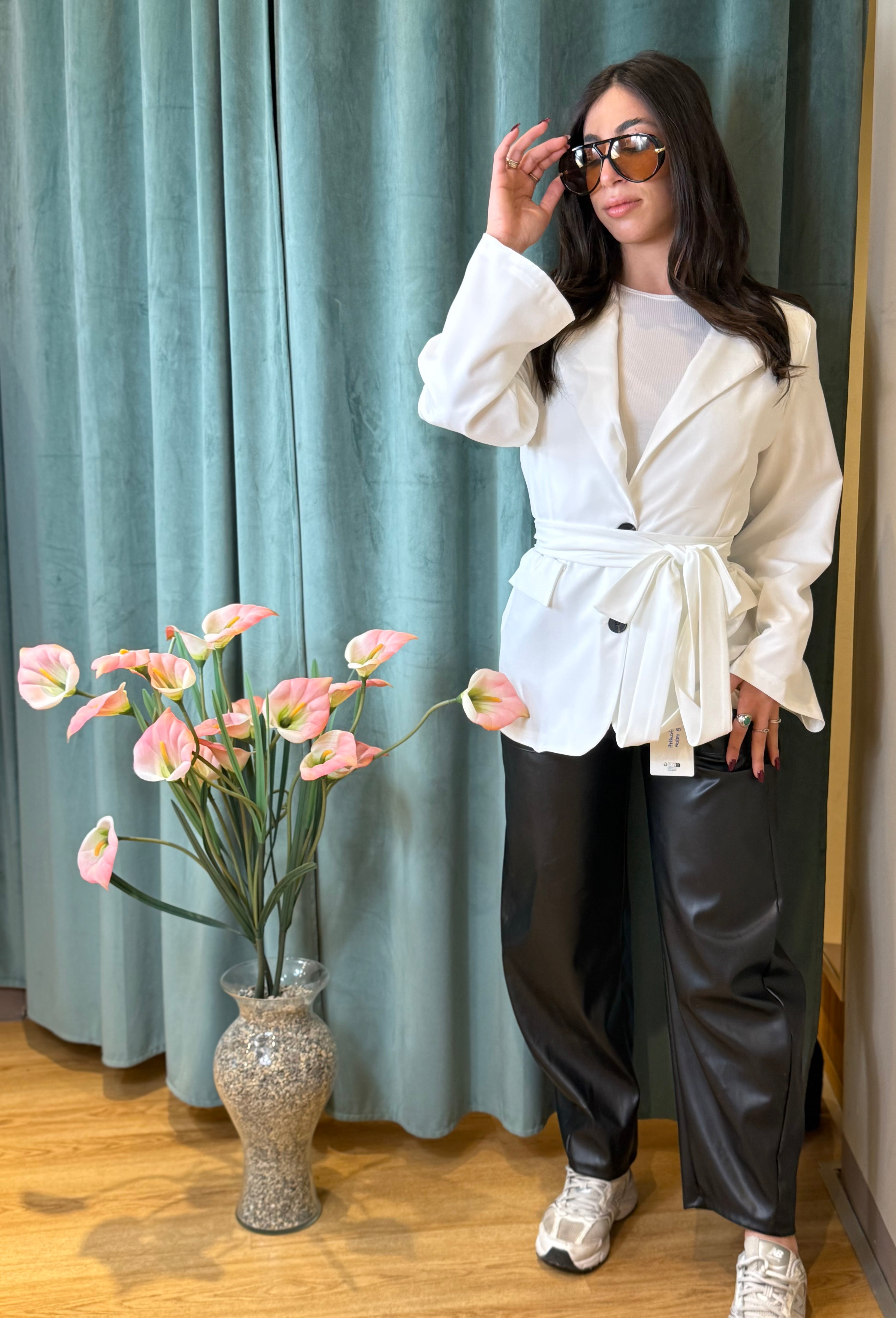 Blazer Upper Bianco