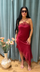 Abito Nilla Bordeaux