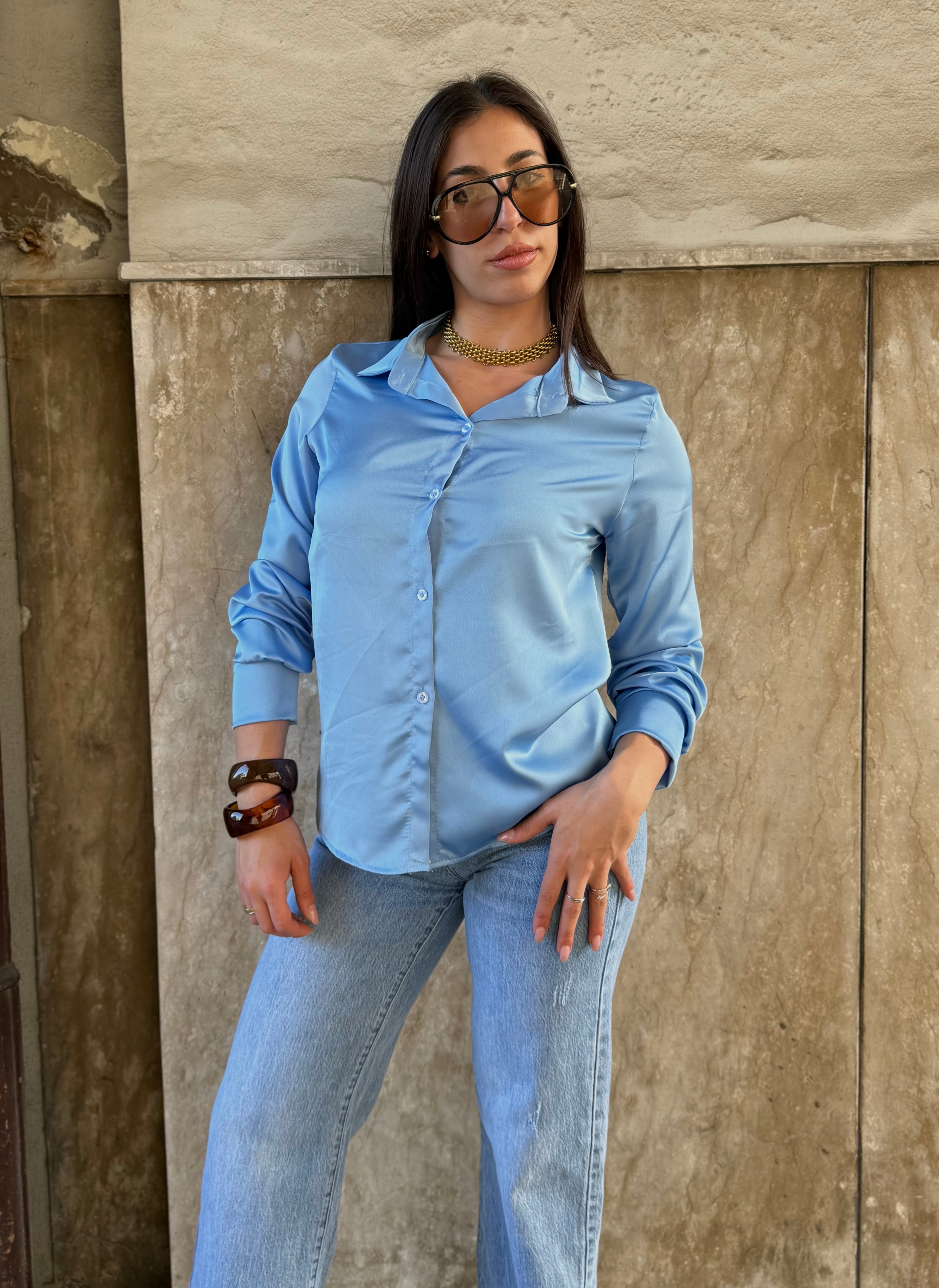 Camicia Lea Azzurro