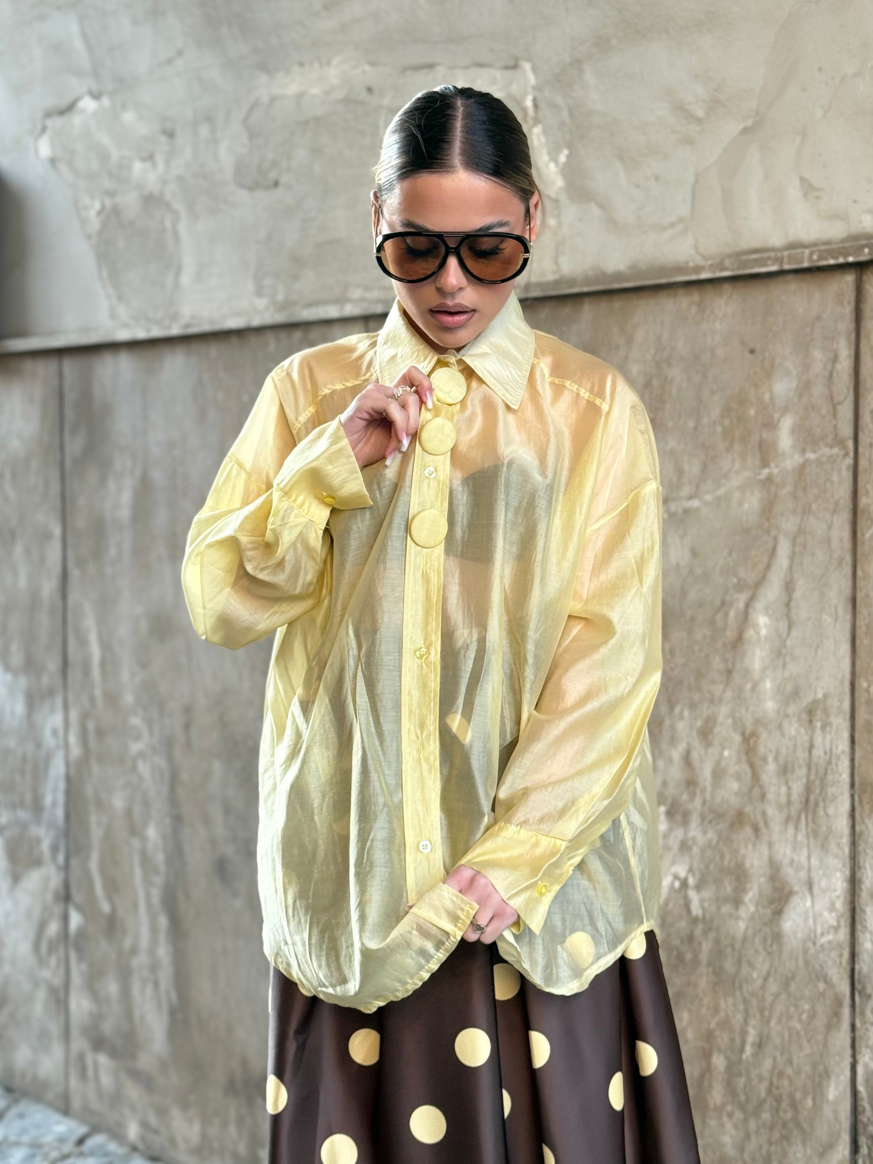 Camicia Blood Giallo