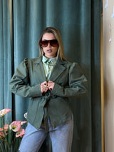 Trench Bold Crop Verde