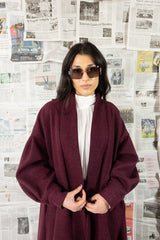 Cappotto Divina Bordeaux